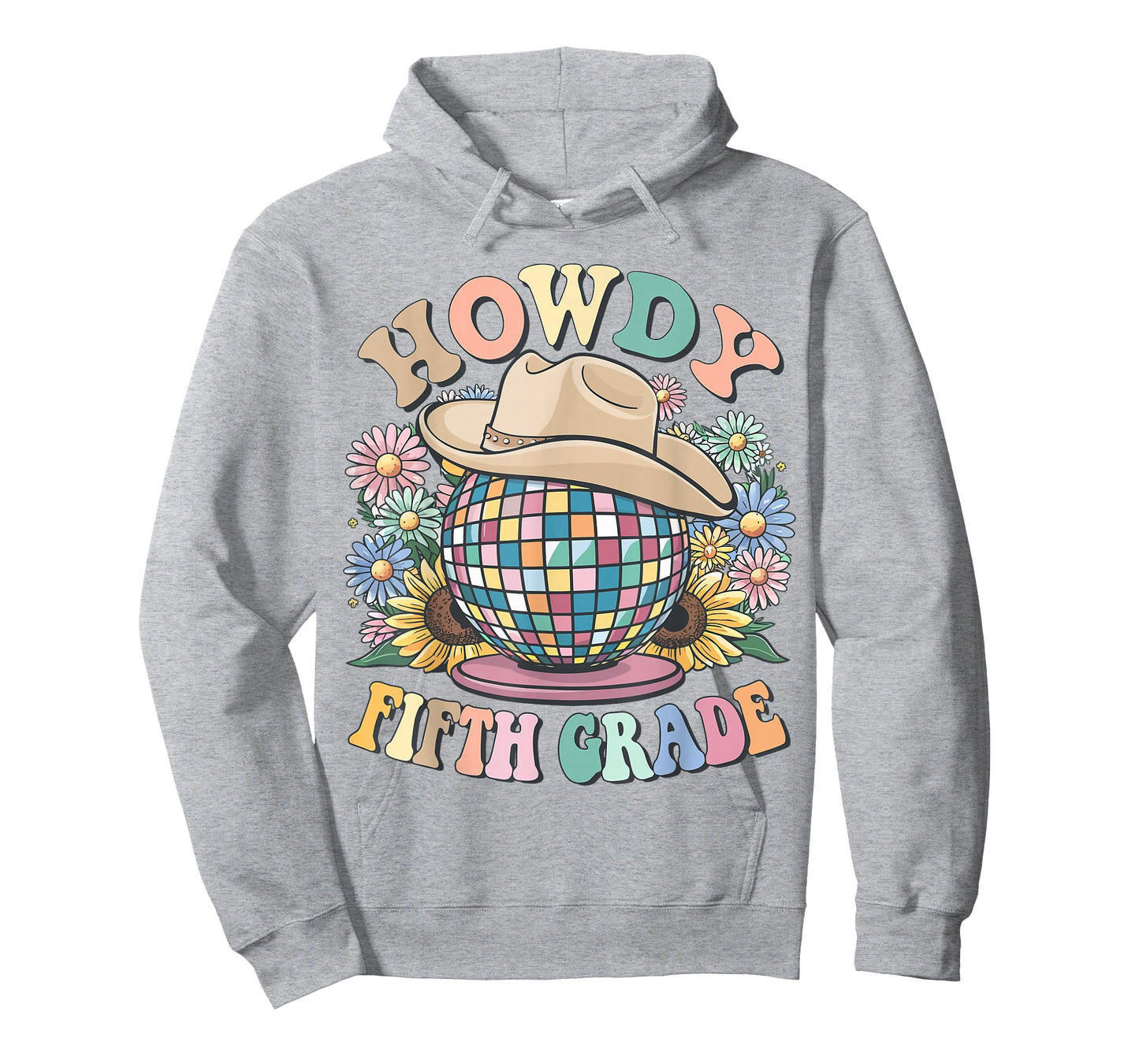 Howdy Fifth Grade Cowgirl Country 5th Grade Back to School T-Shirt