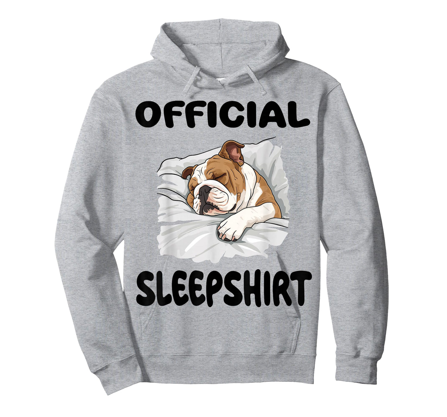 English Bulldog Dog Official Sleepshirt Pajamas Nightgown T-Shirt for Men Women Girls Kids
