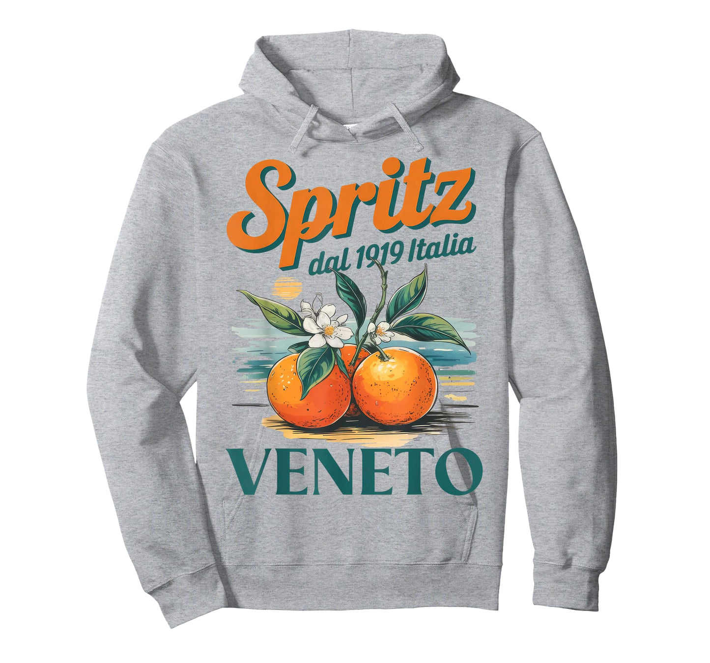 Spritz Veneto Dal 1919 Italia Vintage Orange Wine Cocktail T-Shirt