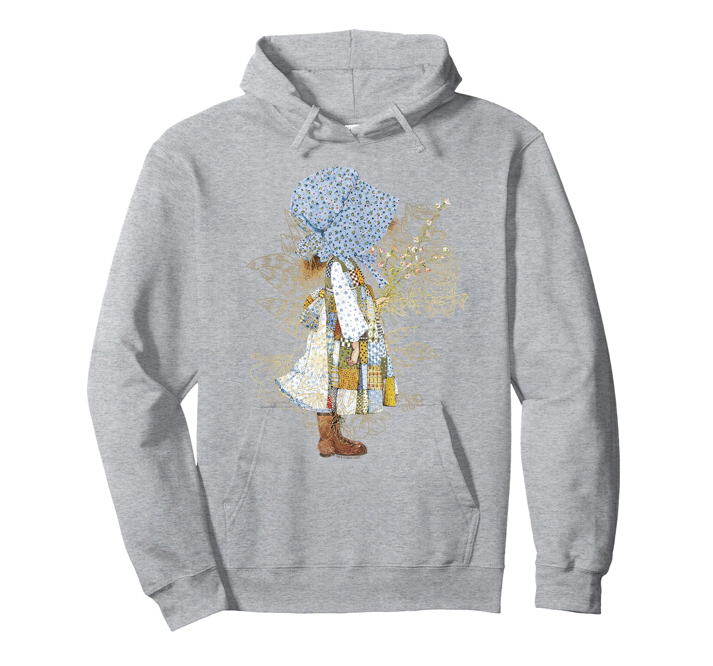 Holly Hobbie County Girl Holding Flowers Sweet Vintage T-Shirt