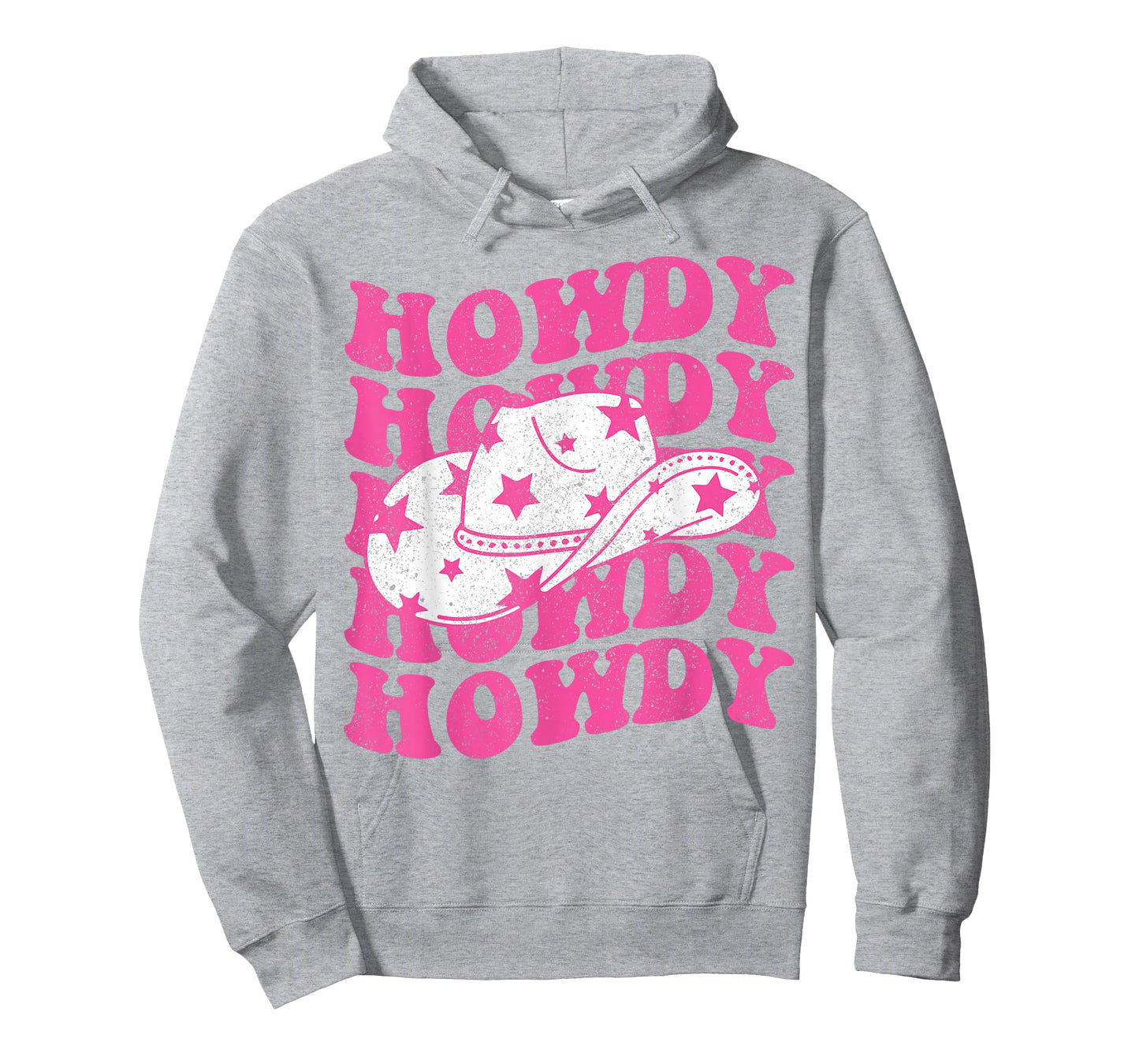 Howdy Southern Western Girl Country Rodeo Pink Cowgirl Retro T-Shirt