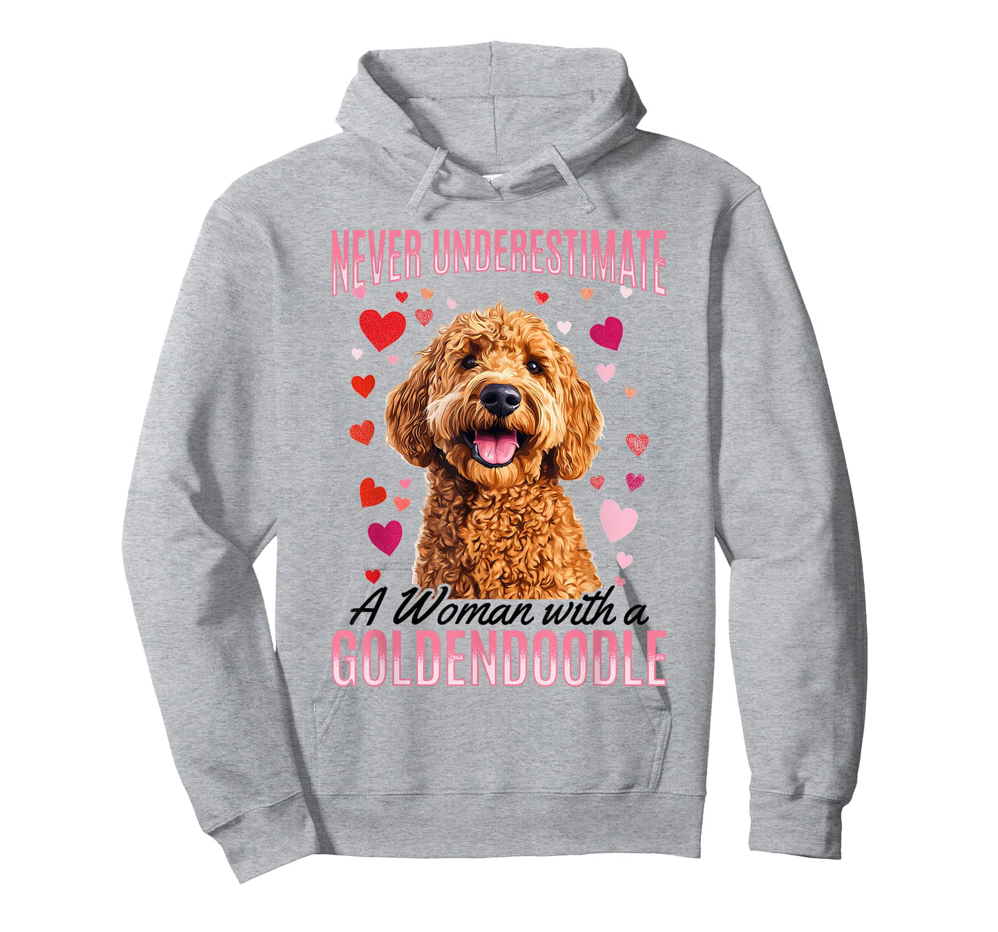 Goldendoodle Dog Breed Never Underestimate a Woman with a T-Shirt