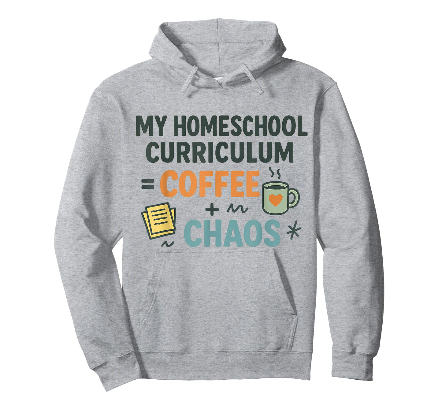 Homeschool Mom Coffee Chaos Teaching Learning Teaching Mama T-Shirt