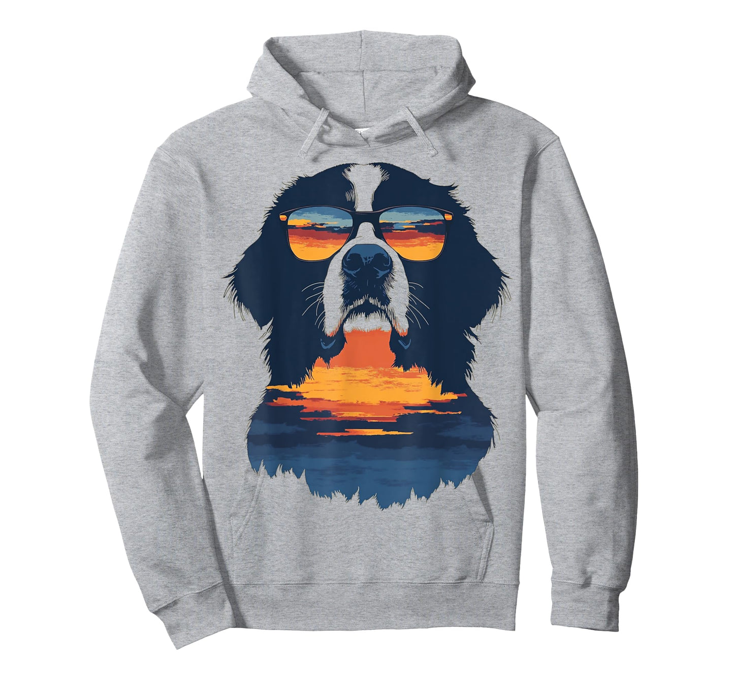 Bernese Mountain Dog Hawaiian Men Women Kids T-Shirt