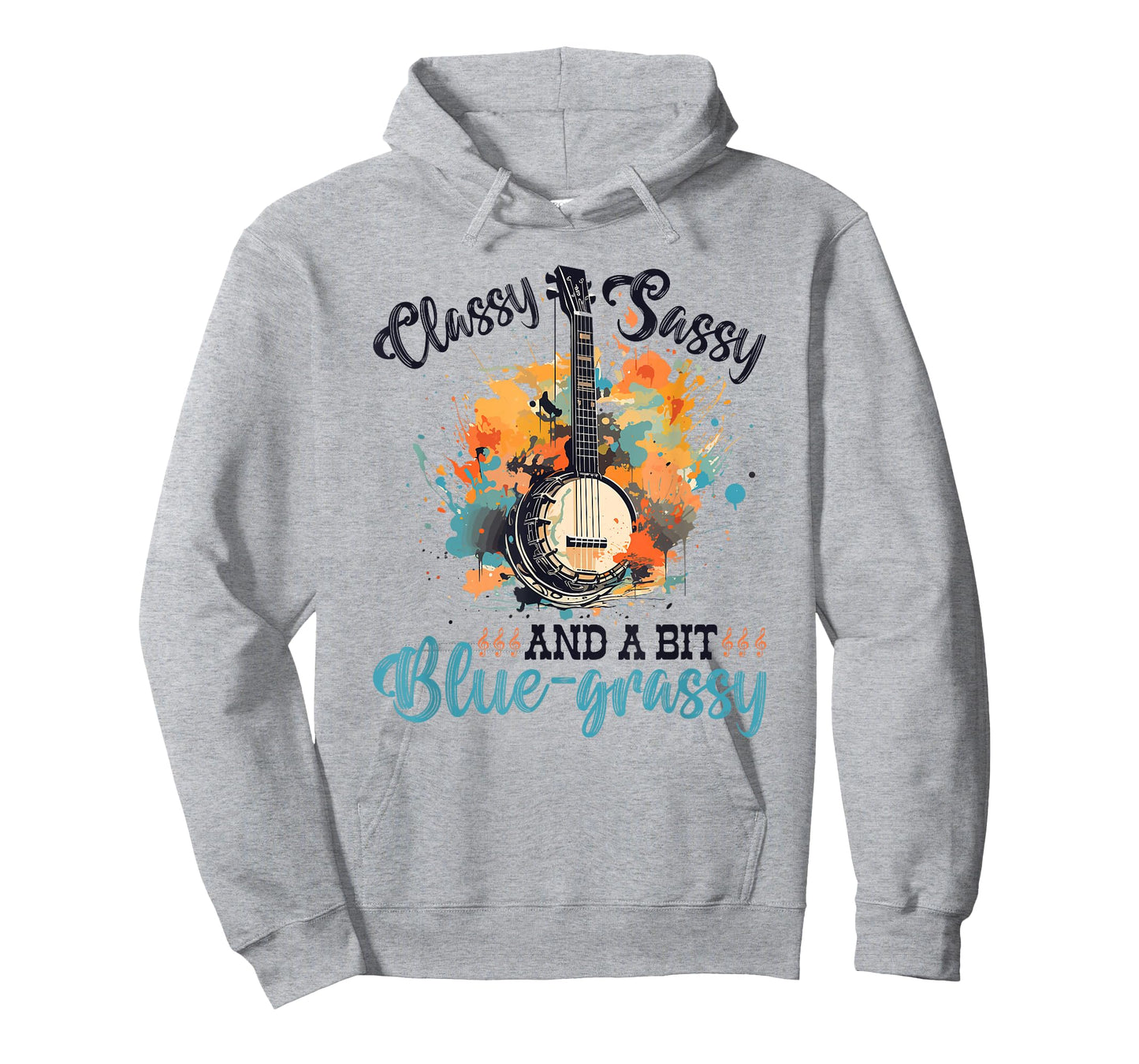 Bluegrass Banjo, Classy Sassy, Women Bluegrass Music T-Shirt