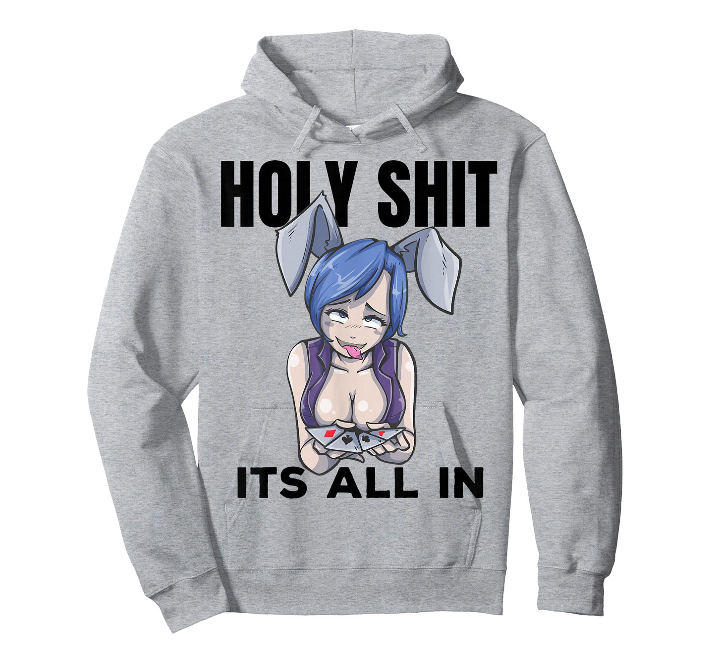 Otaku Ahegao Poker Ecchi Etchi Hentai Lewd Senpai Waifu Gift T-Shirt