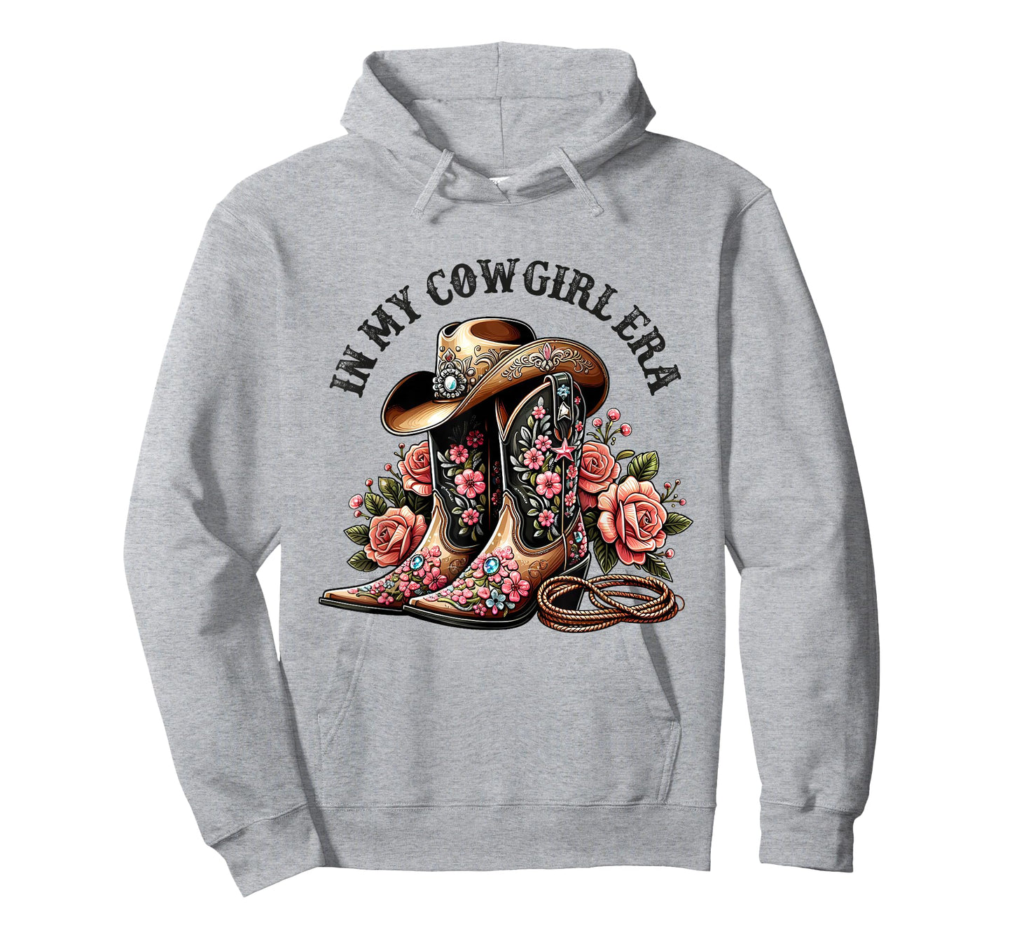 In My Cowgirl Era Cowboy Hat Woman Rodeo Kids Country Girls T-Shirt