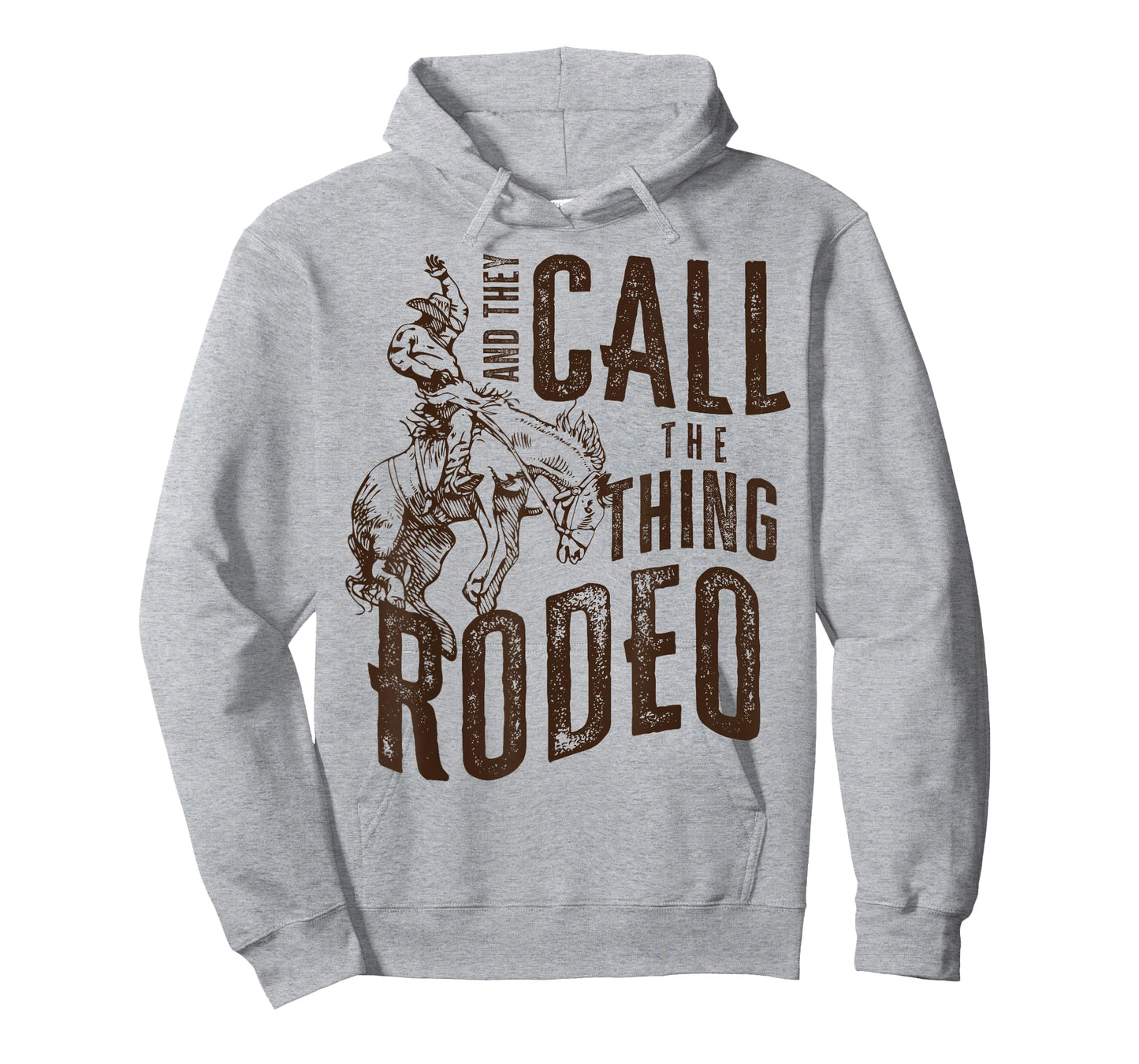 Vintage And They Call The Thing Rodeo Country Cowgirl Cowboy T-Shirt