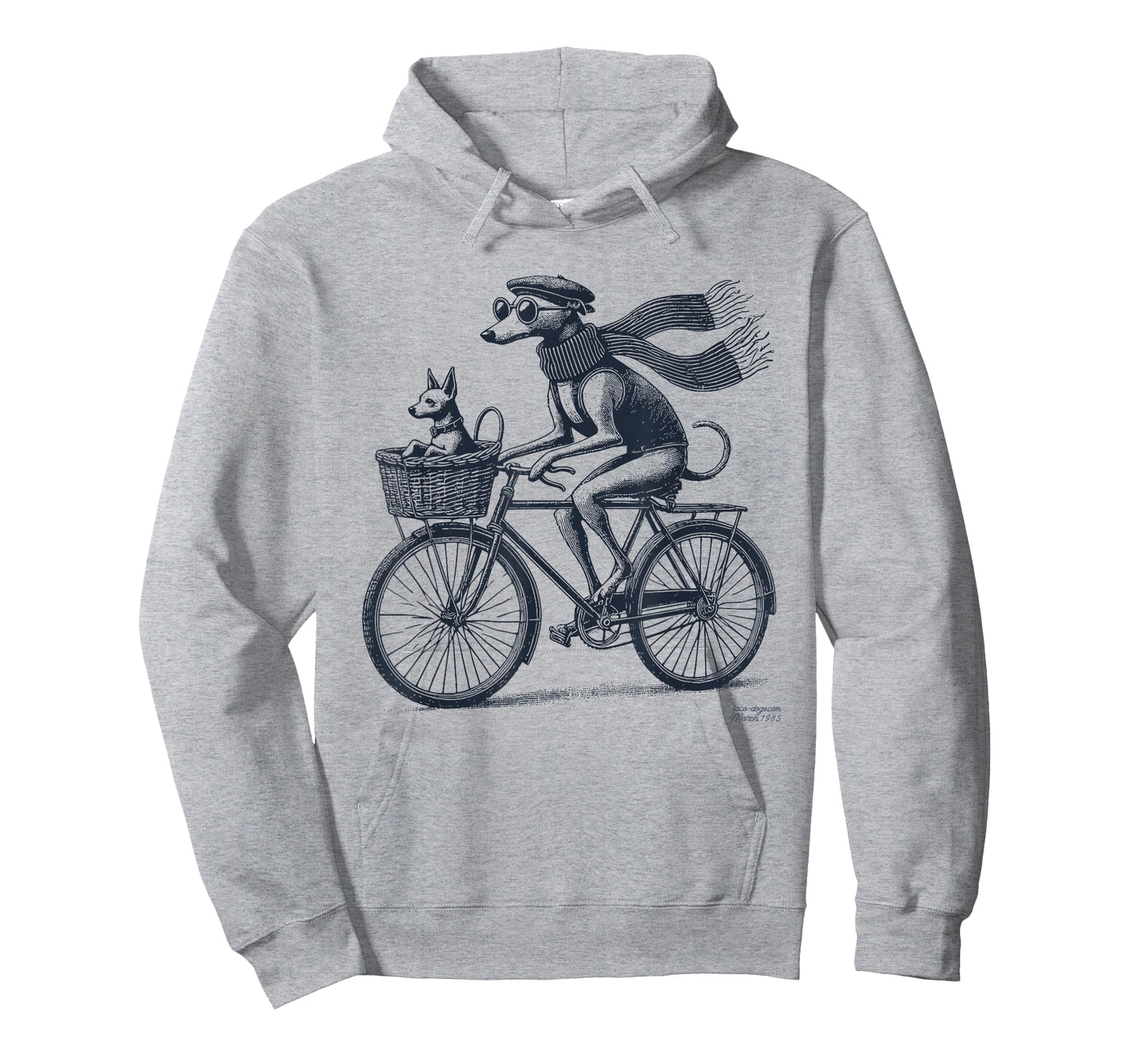 Italian Greyhound Whippet Bicycle Cycling Dog Mom Iggy Dad T-Shirt
