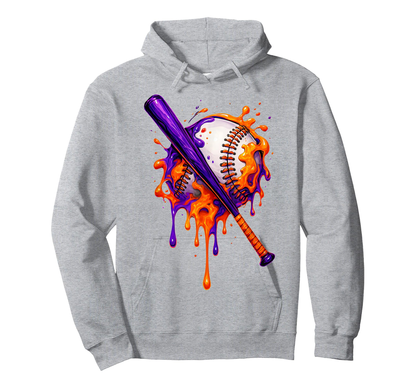 Respect The Drip Baseball Ice Cream Drip Halloween Men Boys T-Shirt