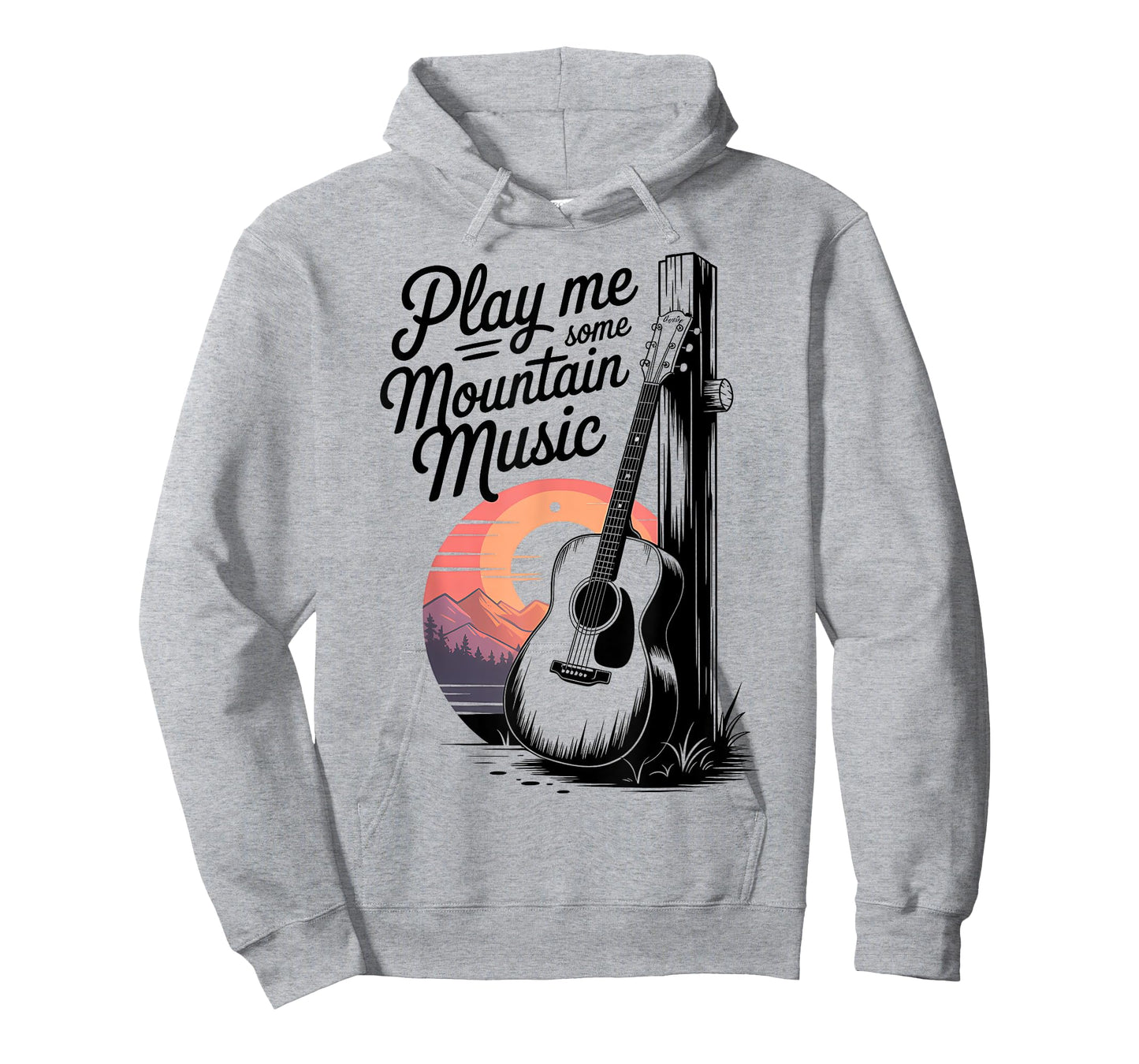 Play Me Some Mountain Music Retro Country Western T-Shirt