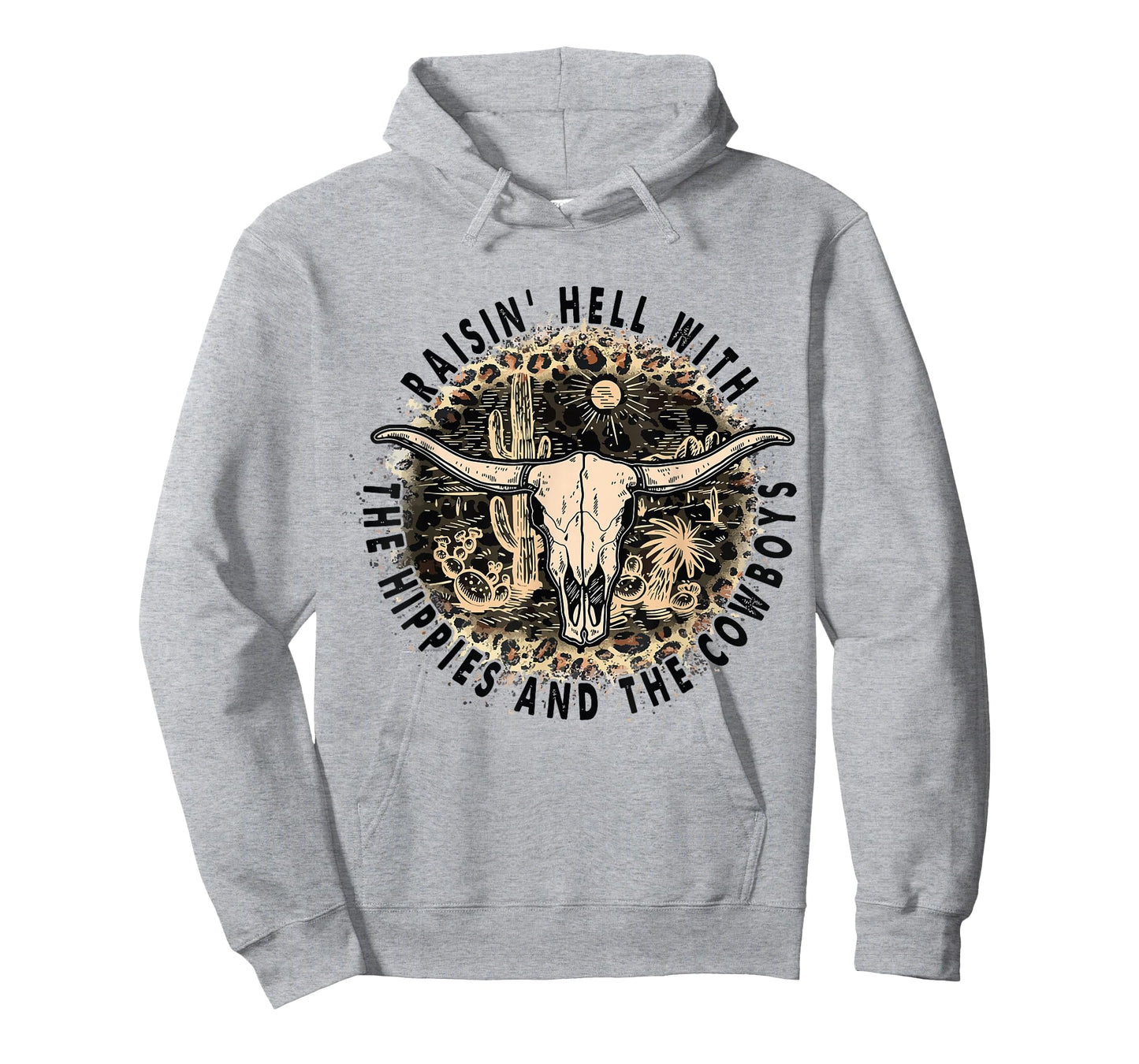 Raisin' Hell With The Hippies And The Cowboys T-Shirt
