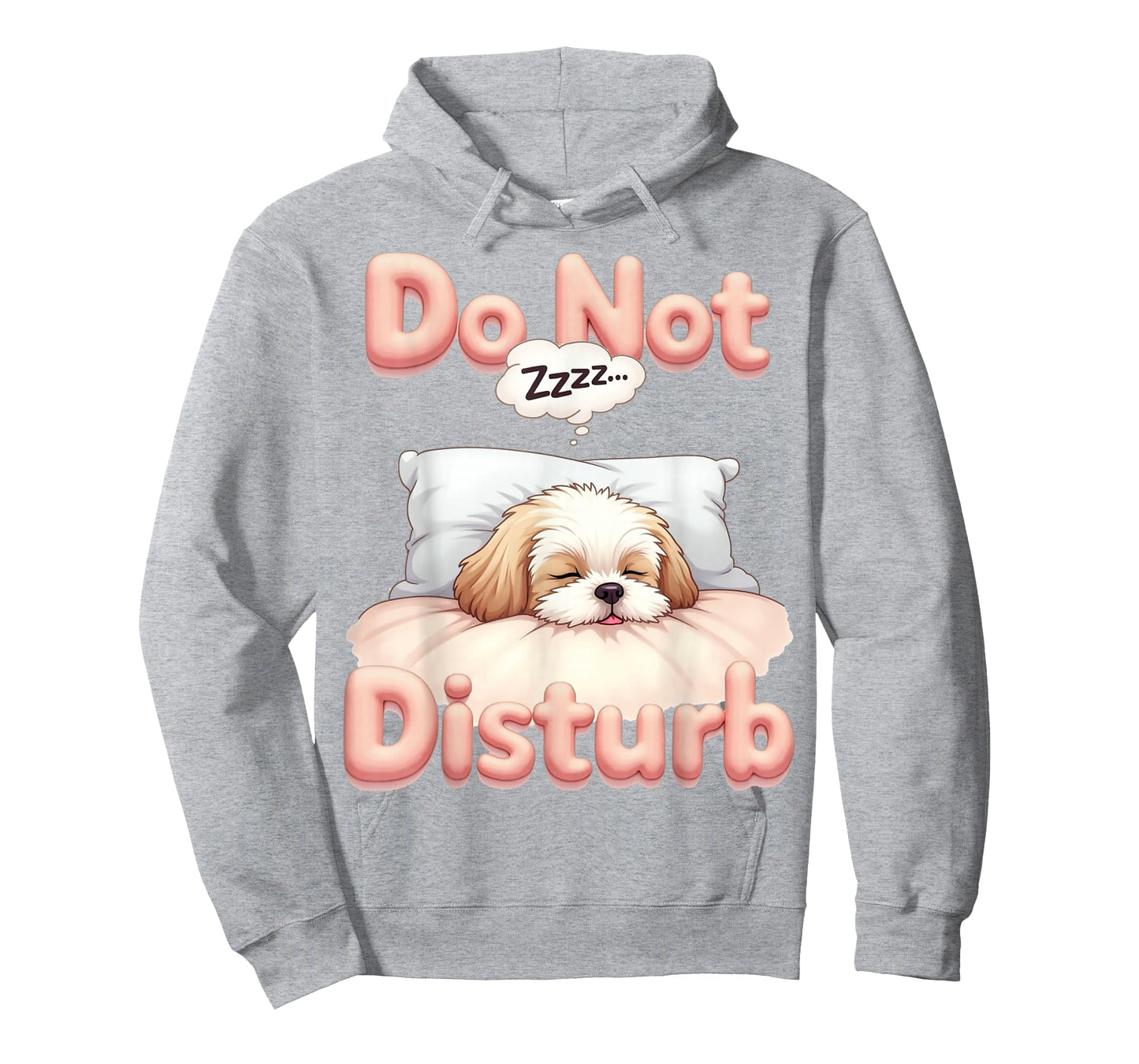 Do Not Disturb Shih Tzu Dog Funny Pajamas T-Shirt