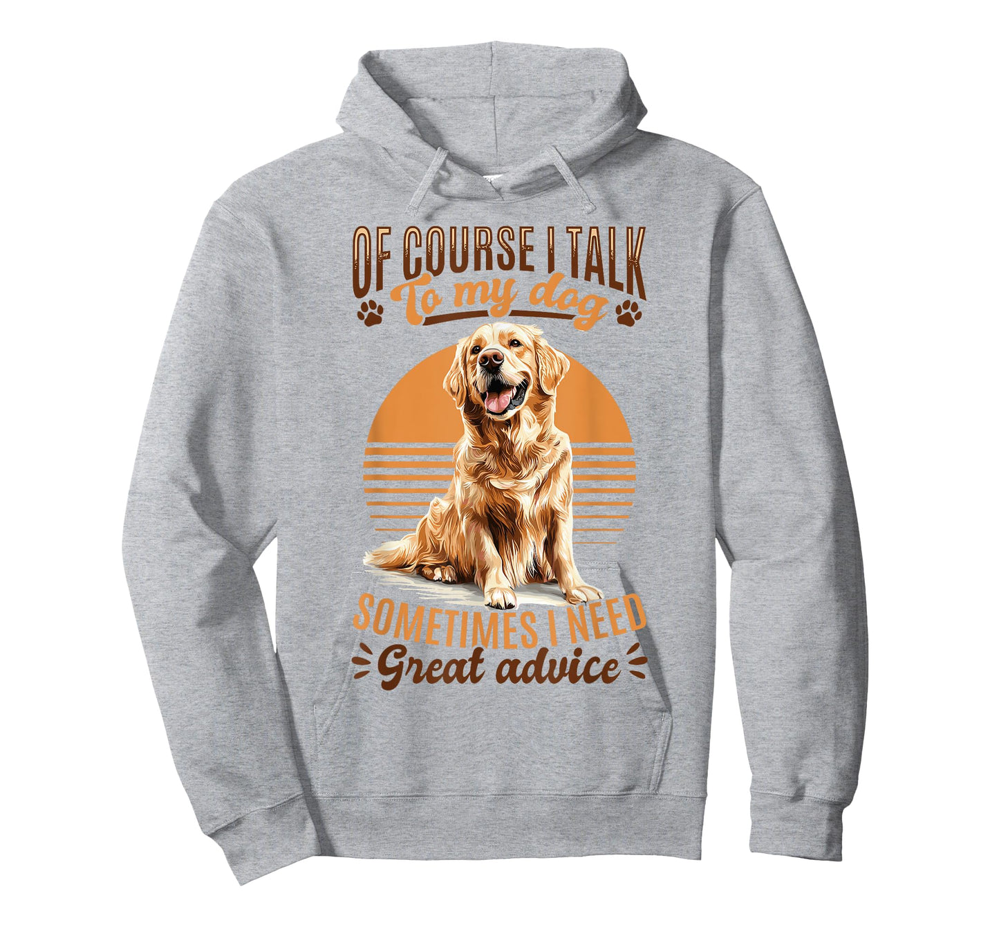 Golden Retriever Dog Breed Of course I talk to my dog T-Shirt