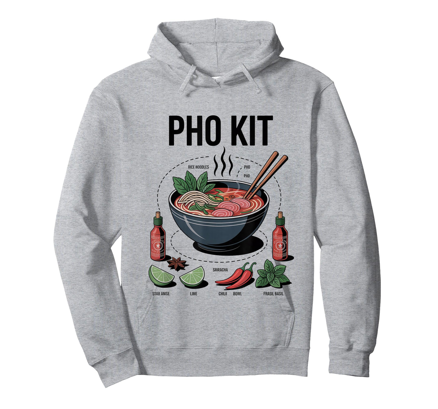 Pho Kit Soup Ingredients Pho Broth at Home Funny Pho Lover T-Shirt