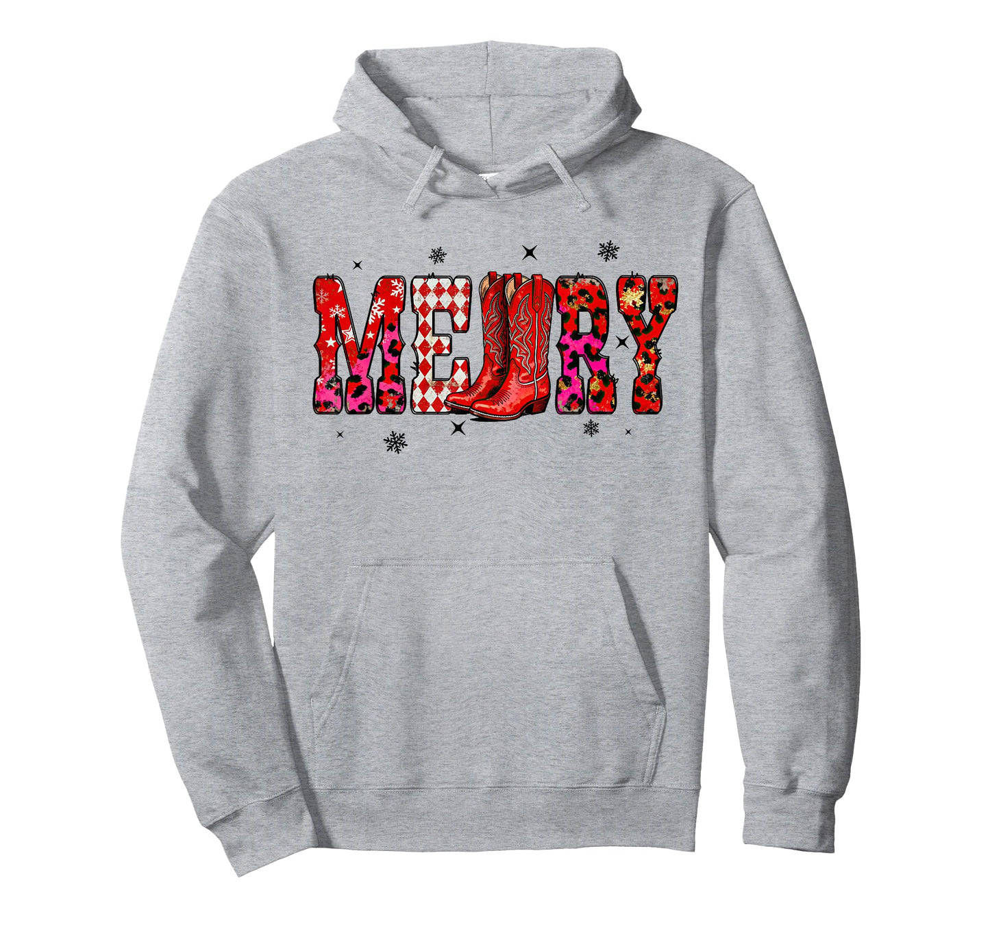 Merry Christmas Western Cowgirl Boots Howdy Xmas Holiday T-Shirt