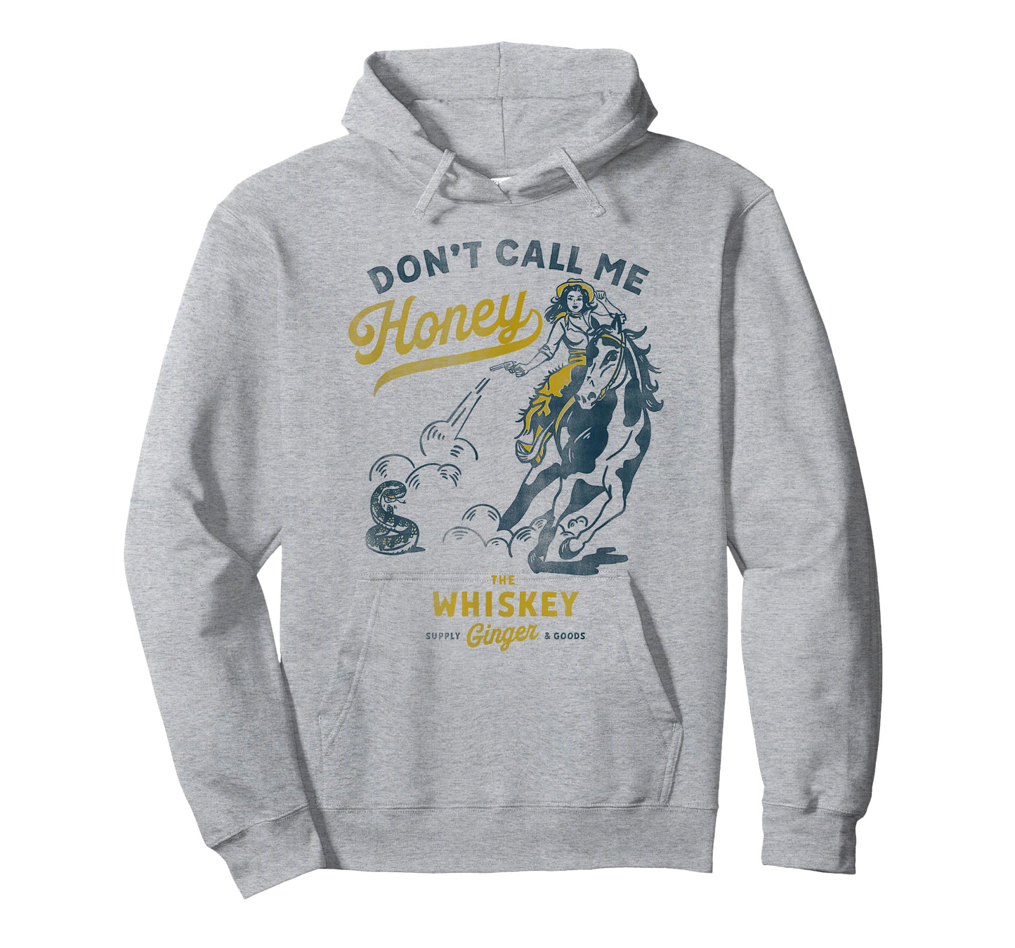 Don't Call Me Honey: Western Pinup Cowgirl On Horseback T-Shirt