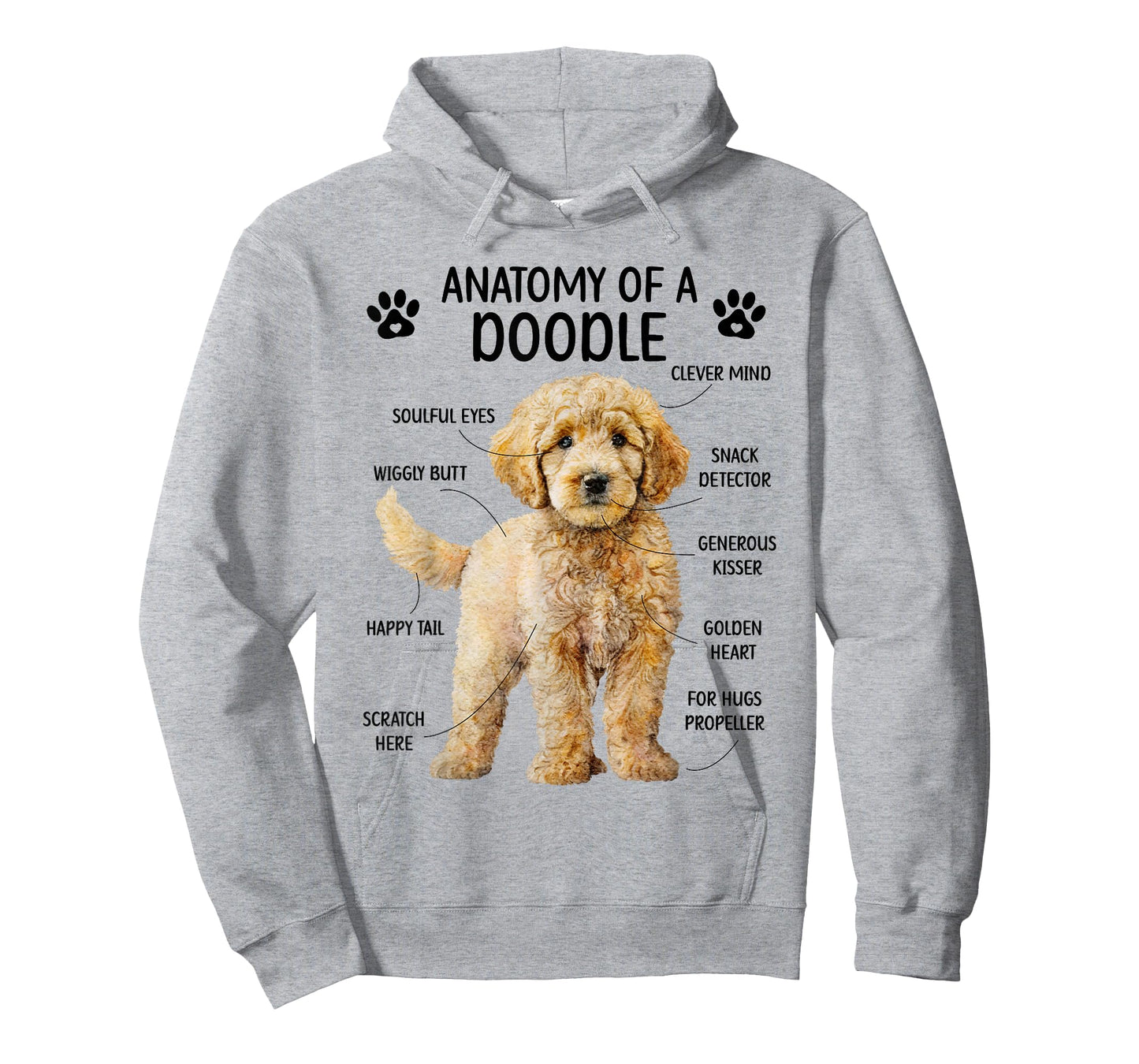 Anatomy of A Doodle Dog Doodle Owner Goldendoodle Mom T-Shirt