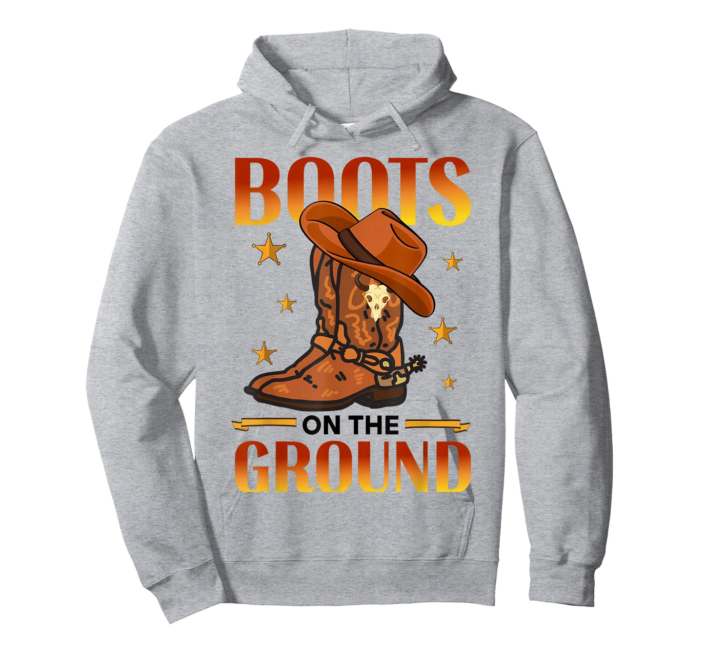 Boots On The Ground Cowboy Country Western T-Shirt