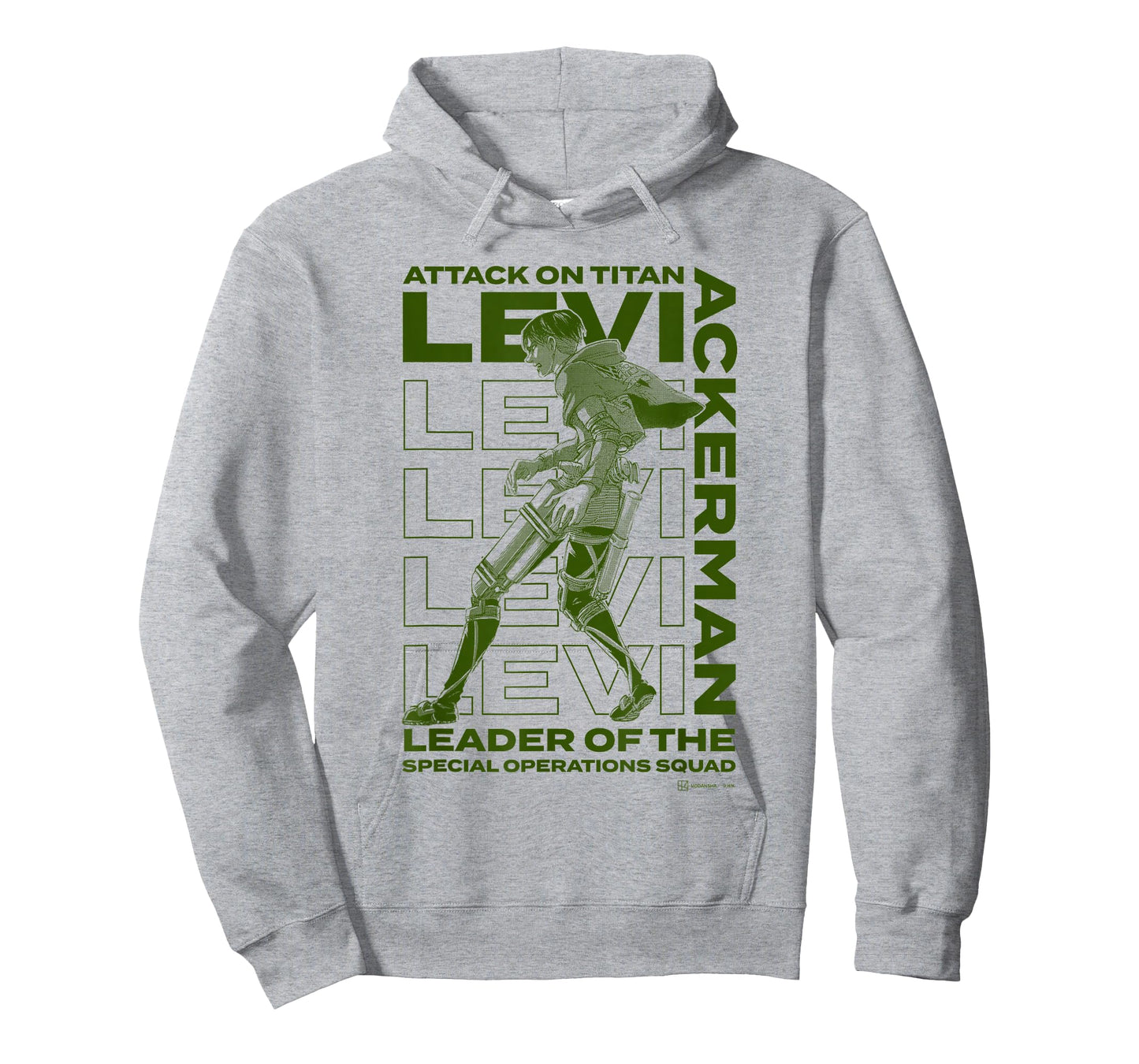 Attack on Titan The Captain Levi Ackerman Epic Big Portrait T-Shirt