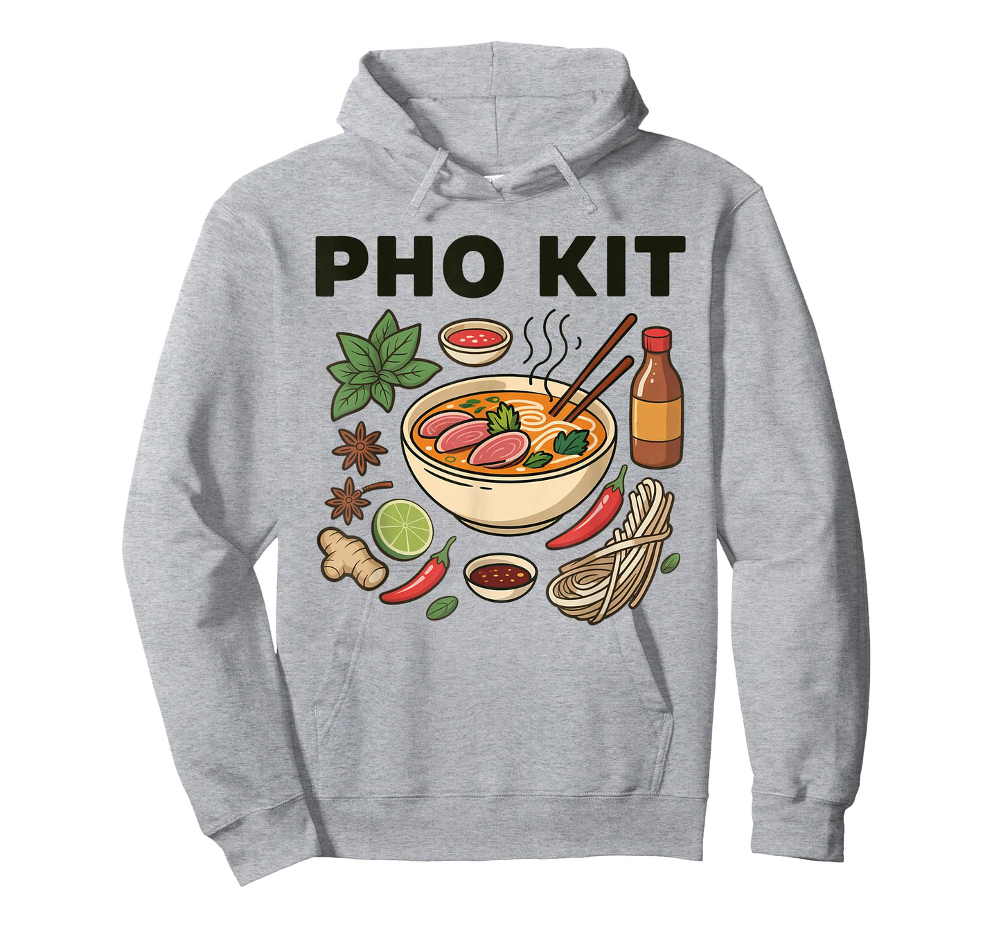 Apparel Pho Kit - Asian Vietnamese Noodle Soup Recipe T-Shirt