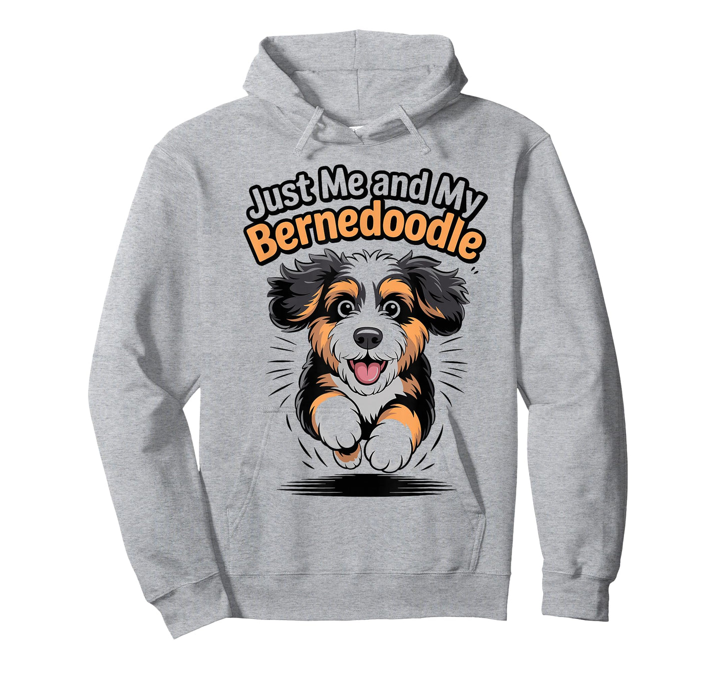 Just Me and My Bernedoodle Funny Cute Pet Dog Lover Style T-Shirt