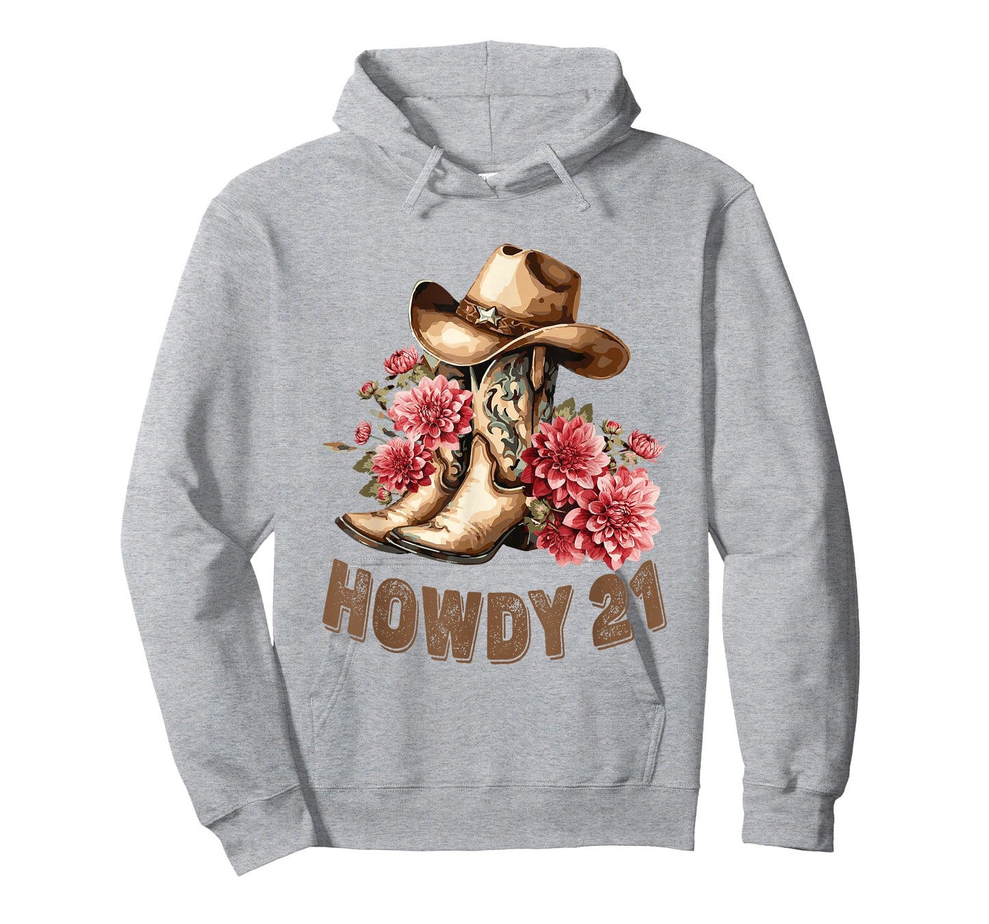Howdy 21 Year Old Girl Western Country Cowgirl 21st Birthday T-Shirt