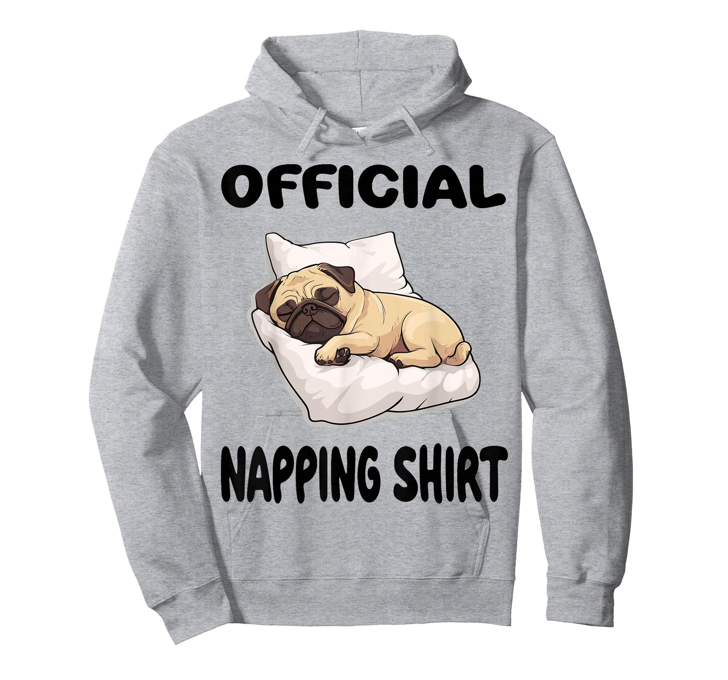 Pug Puggy Dog Pajamas Nightgown Official Napping T-Shirt