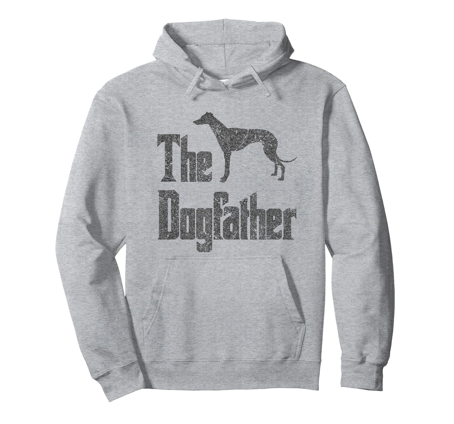 The Dogfather t-Shirt, Greyhound Silhouette, Funny Dog Gift T-Shirt