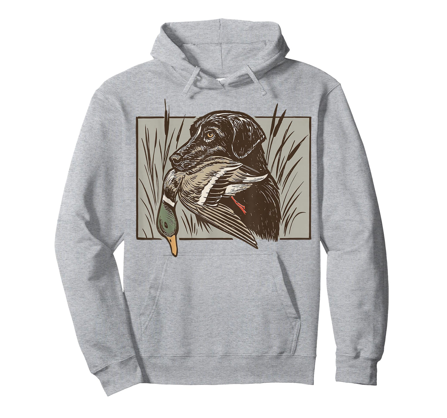 Retro Black Lab Hunting Dog Duck Hunter Southern Men Boys T-Shirt