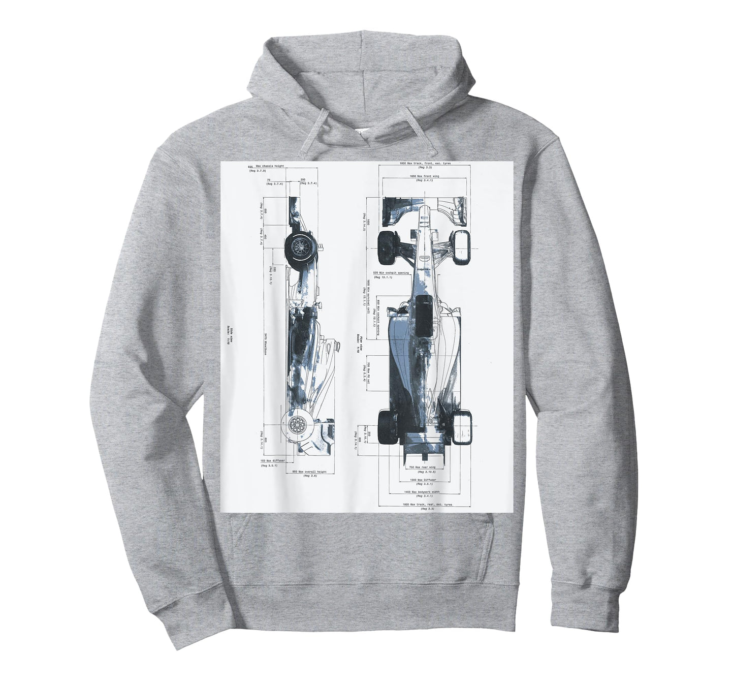 Race Motorsport Racing Blueprint Mechanical Engineering T-Shirt