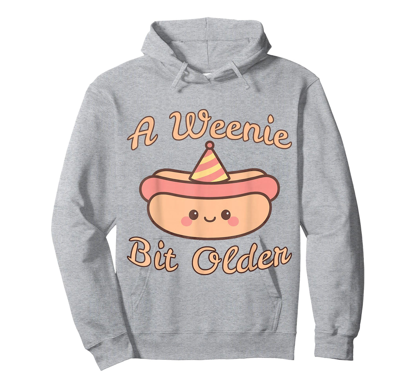 A Weenie Bit Older a Cute and Funny hot Dog Birthday T-Shirt