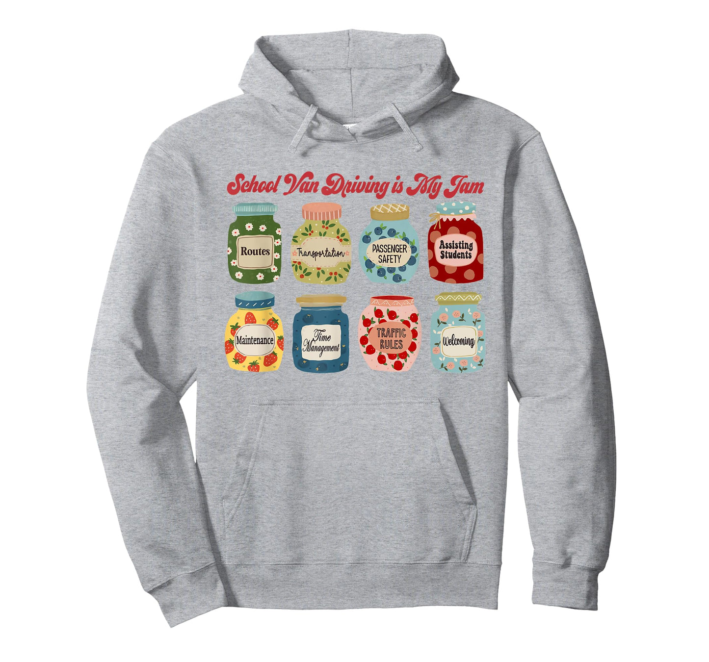School Van Driving is My Jam School Bus Driver Appreciation T-Shirt