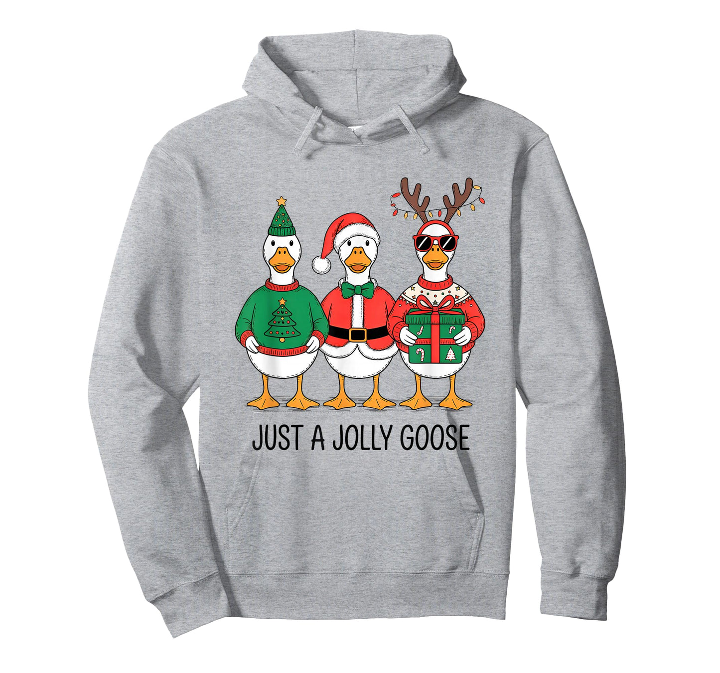 Just A Jolly Goose Christmas Holiday T-Shirt