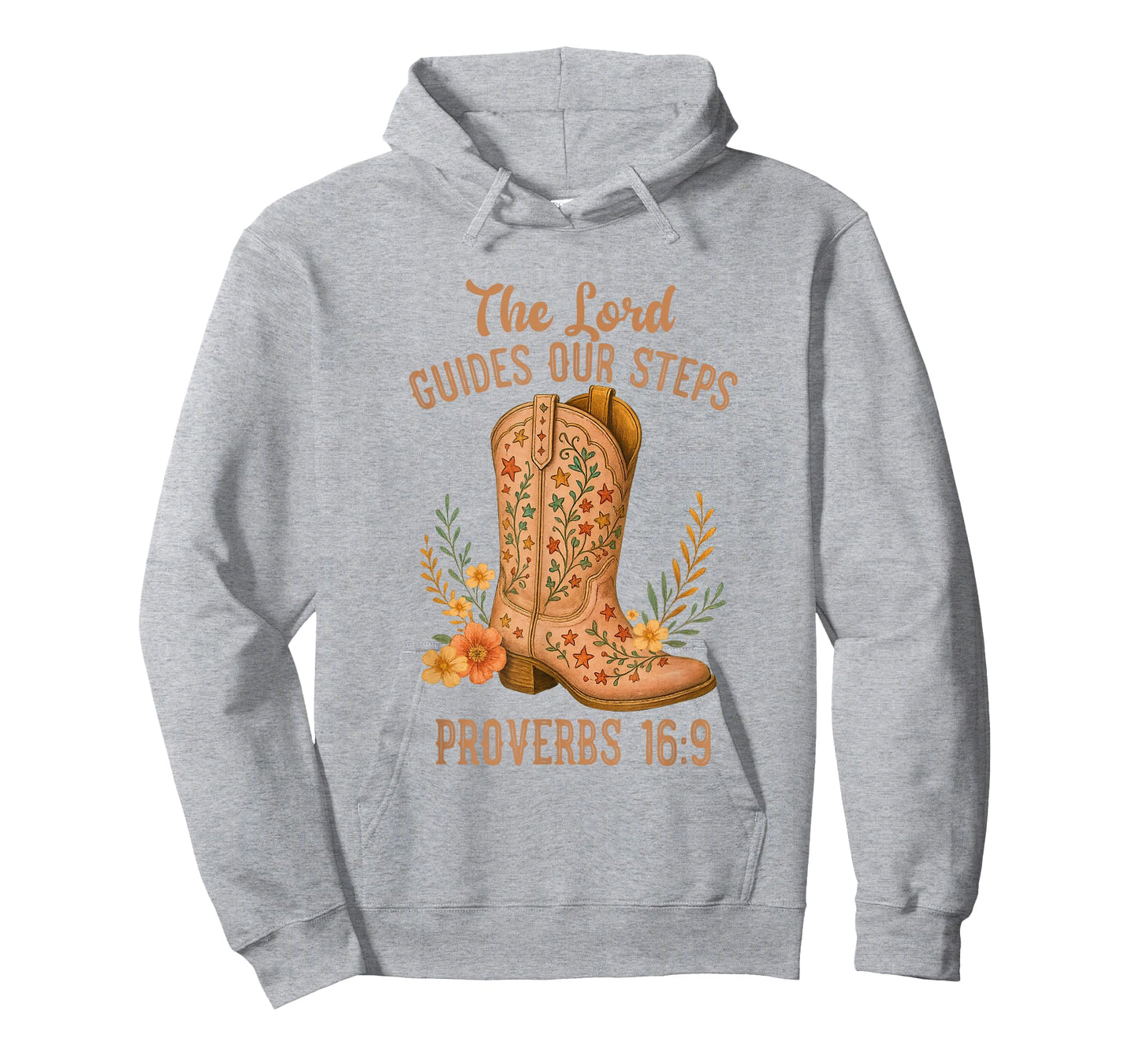 Floral Proverbs 16:9 The Lord Guides Our Steps T-Shirt