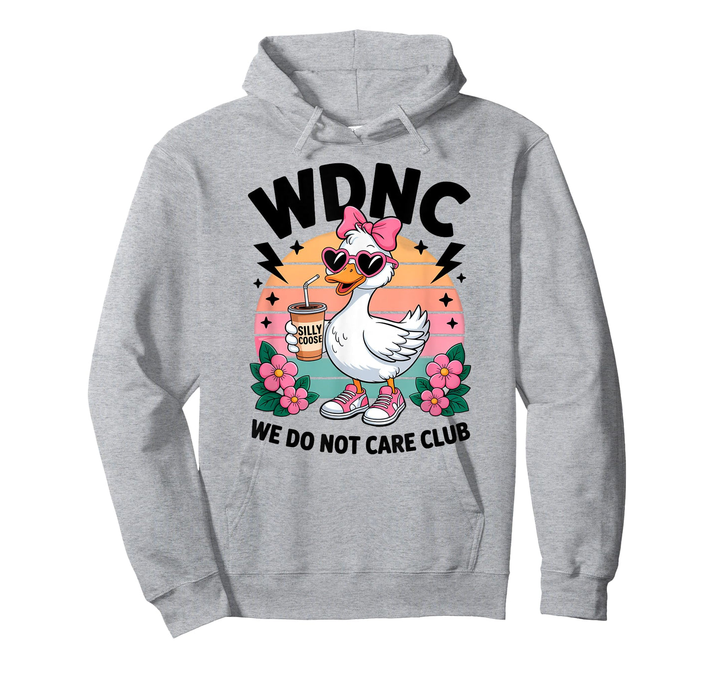WDNC We Do Not Care Club Retro Gifts Women Menopause T-Shirt