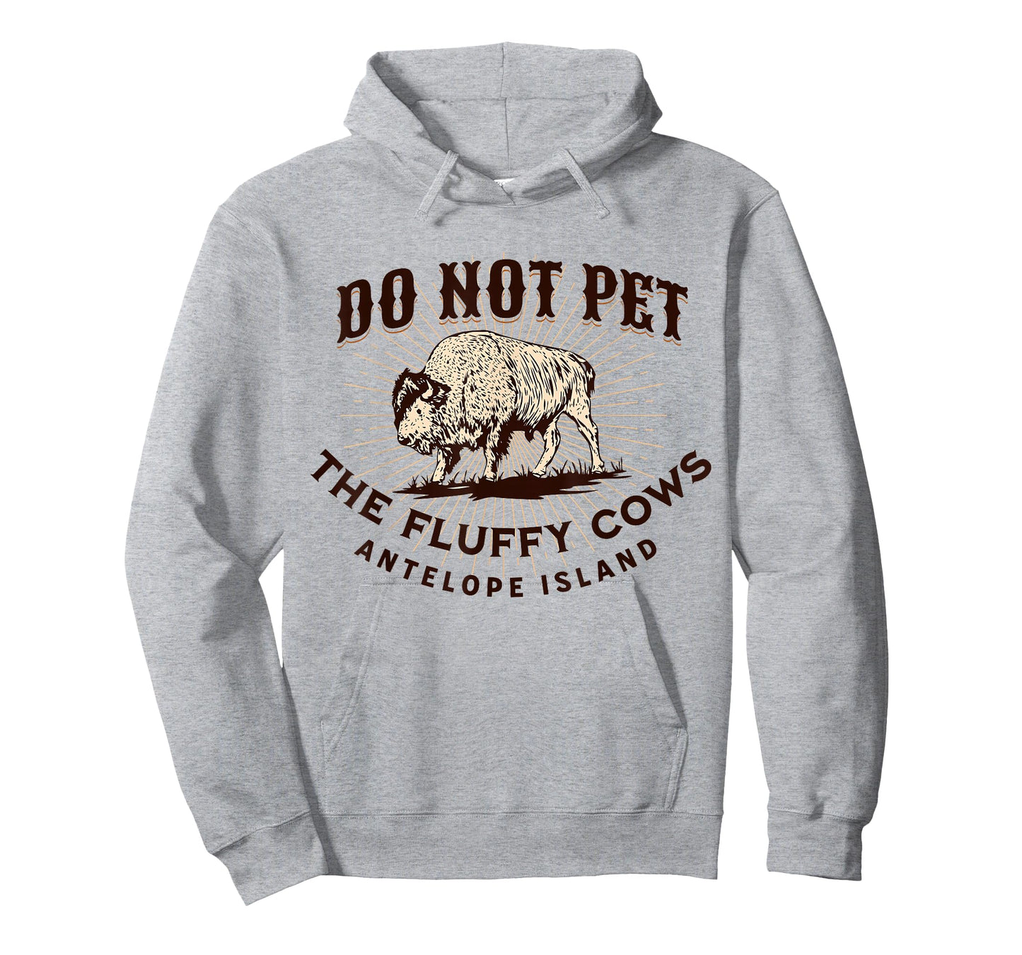 Antelope Island Do Not Pet the Fluffy Cows Utah Bison Funny T-Shirt