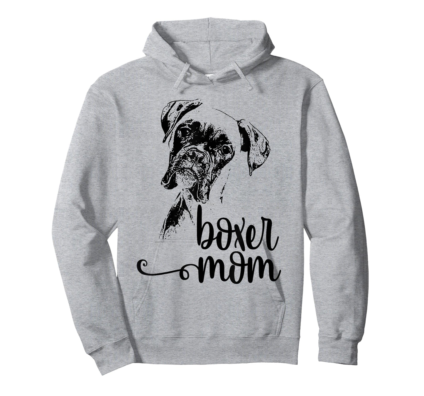 Boxer MOM Dog FACE T-Shirt - Dog Lovers Boxer MOM Gift Shirt T-Shirt
