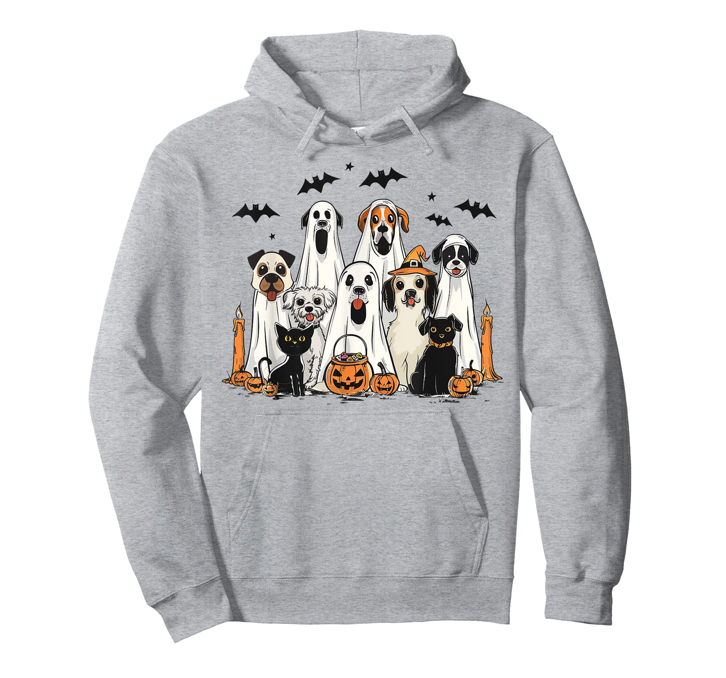 Dog Ghost Cute Dog Dressed As Ghost Funny Halloween Dog T-Shirt
