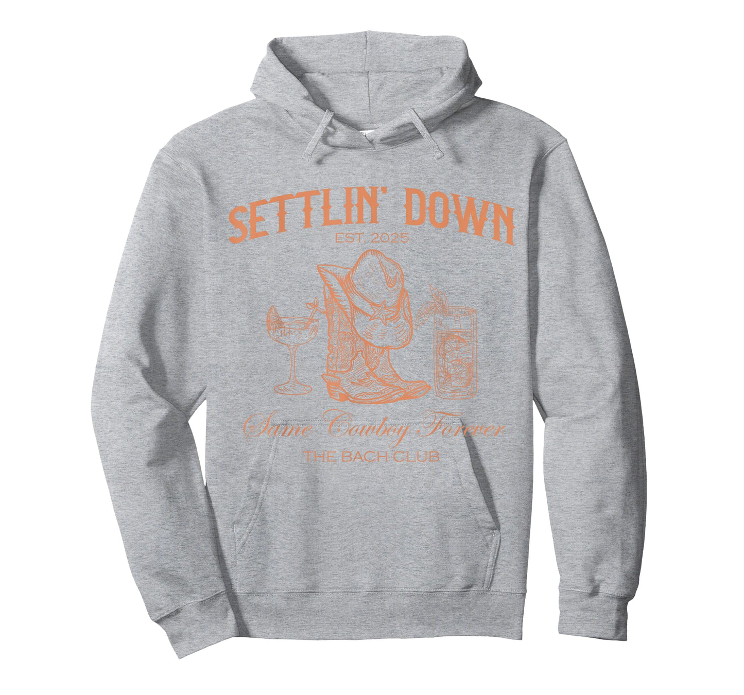 Settlin Down Same Cowboy Forever Western The Bach Club 2025 T-Shirt