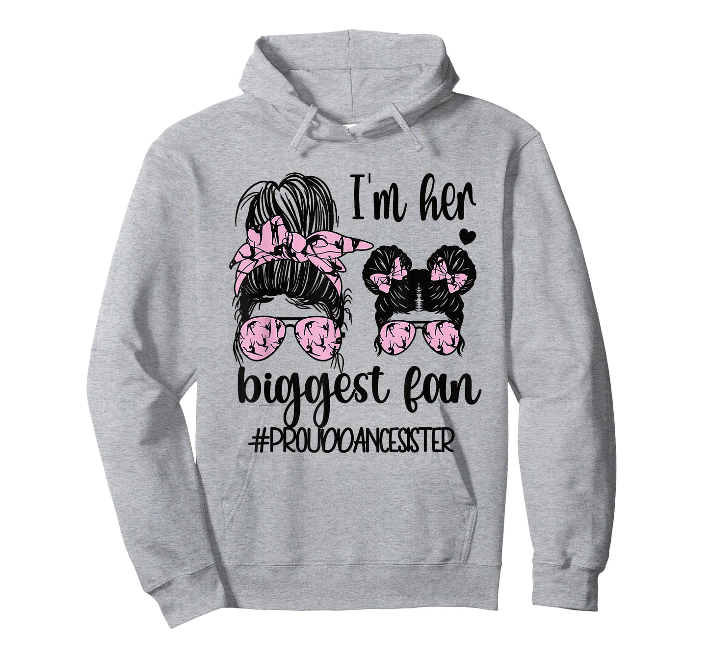 Her Biggest Fan Dance Sister Of A Dancer Dancing Sis T-Shirt