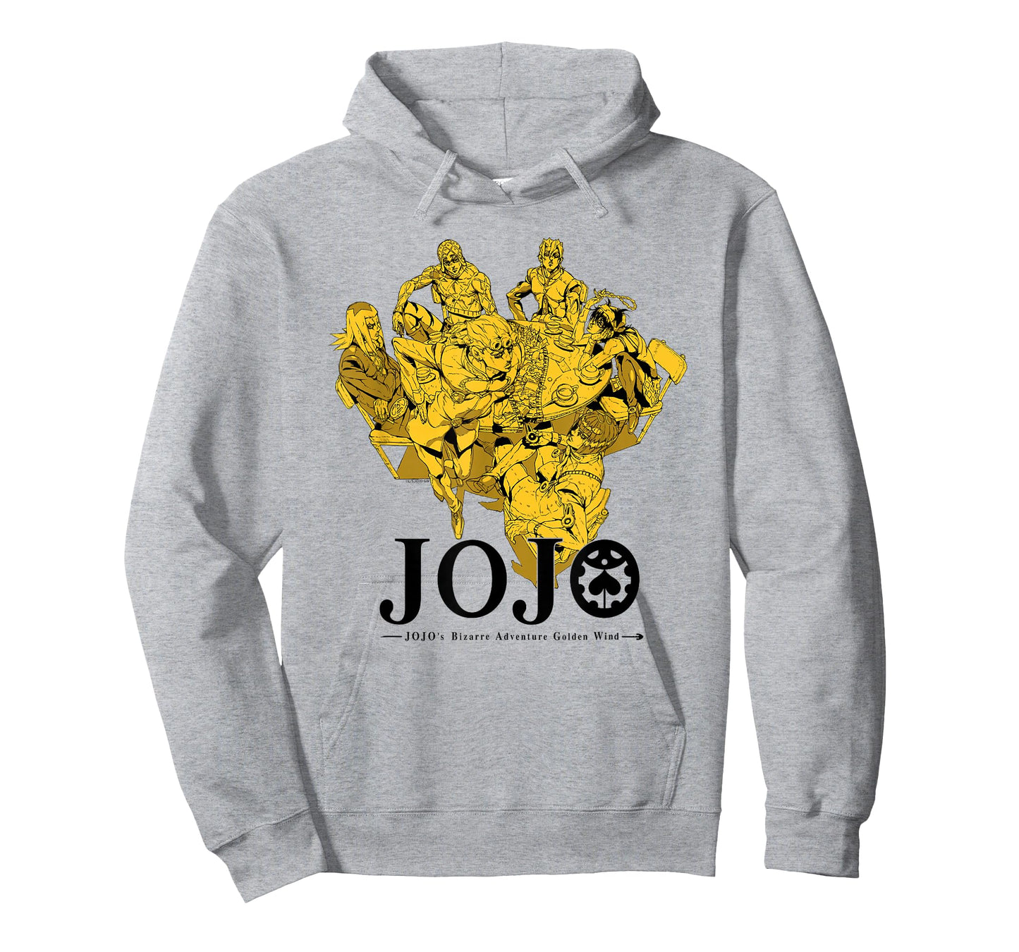 JoJo's Bizarre Adventure Golden Wind Bruno's Gang Gold Anime T-Shirt