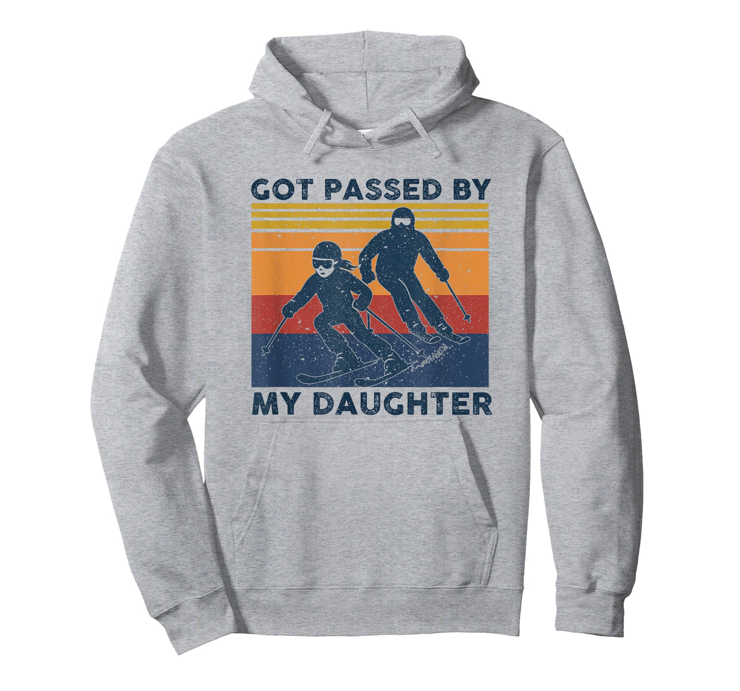 Got Passed by My Daughter Funny Skiing T-Shirt