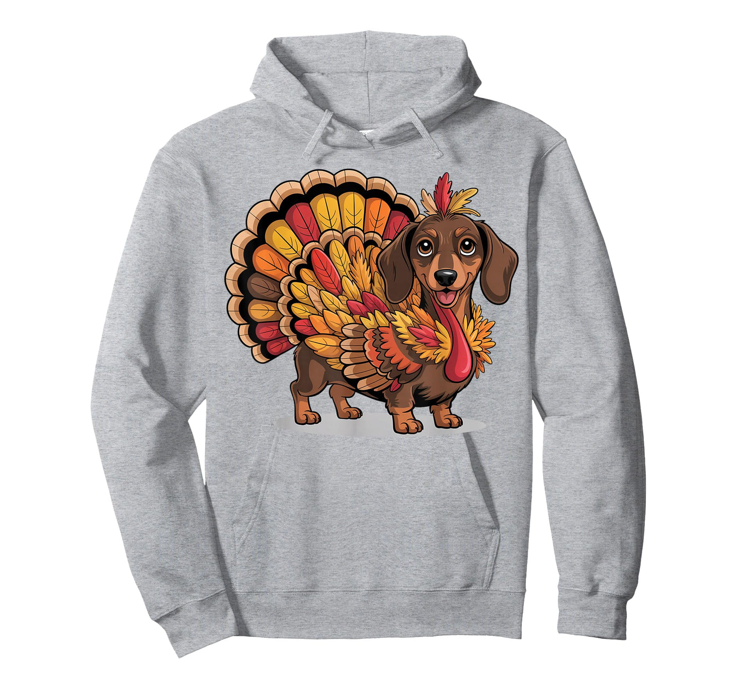 Cute Wiener Dog Fall Autumn Thanksgiving Dachshund Turkey T-Shirt