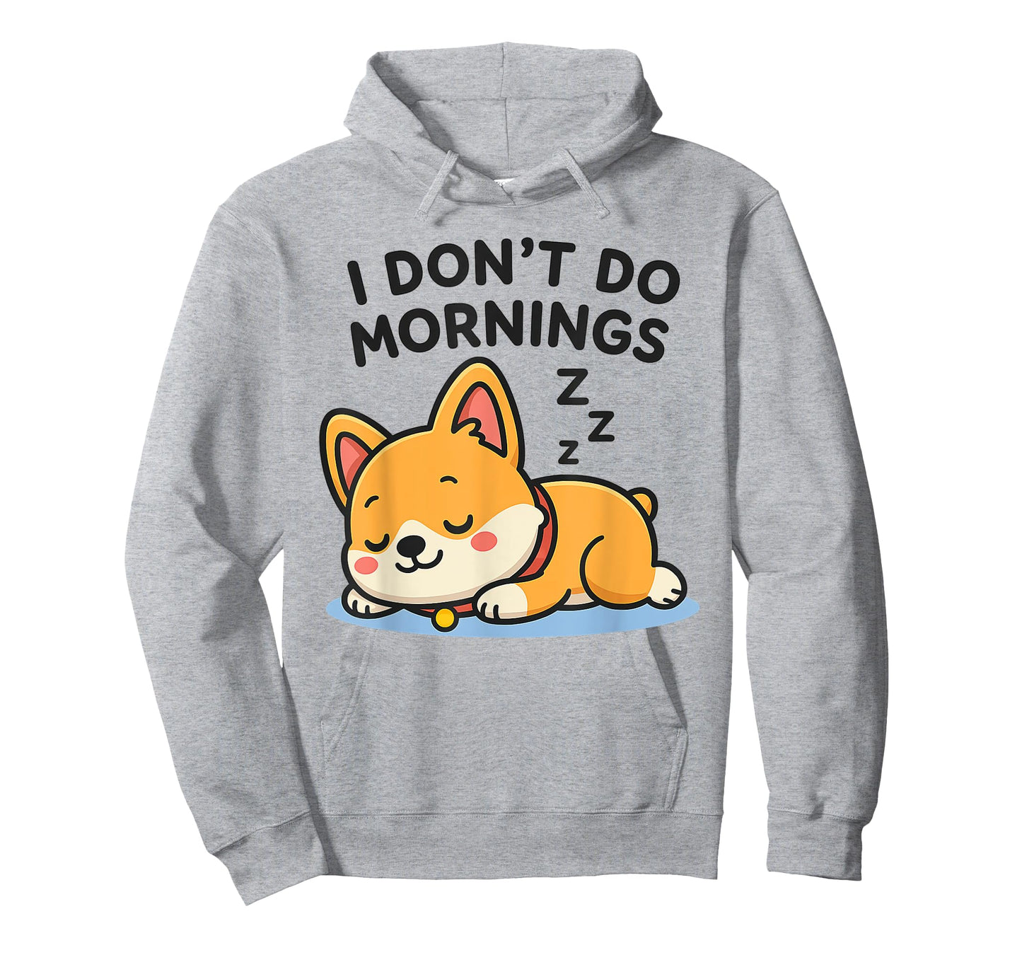 I Don't Do Mornings Funny Dog Sleeping T-Shirt