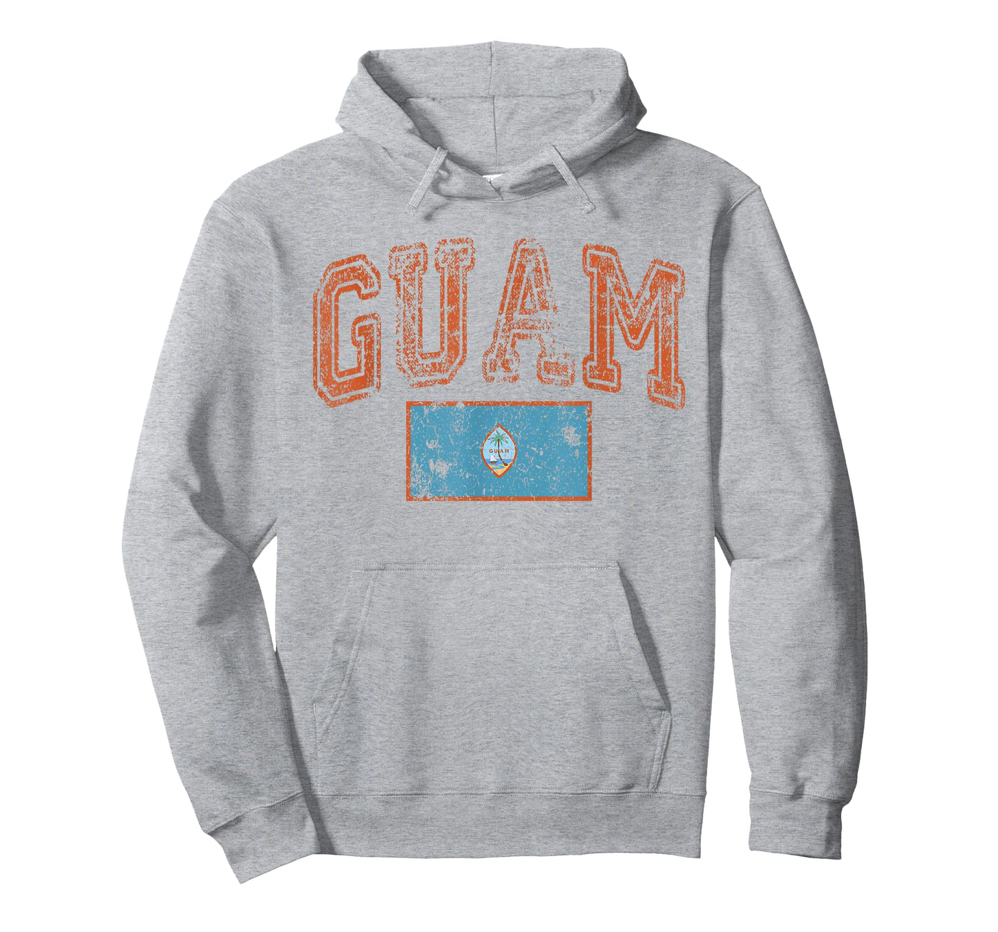 Vintage Retro Faded Guam Flag T-Shirt