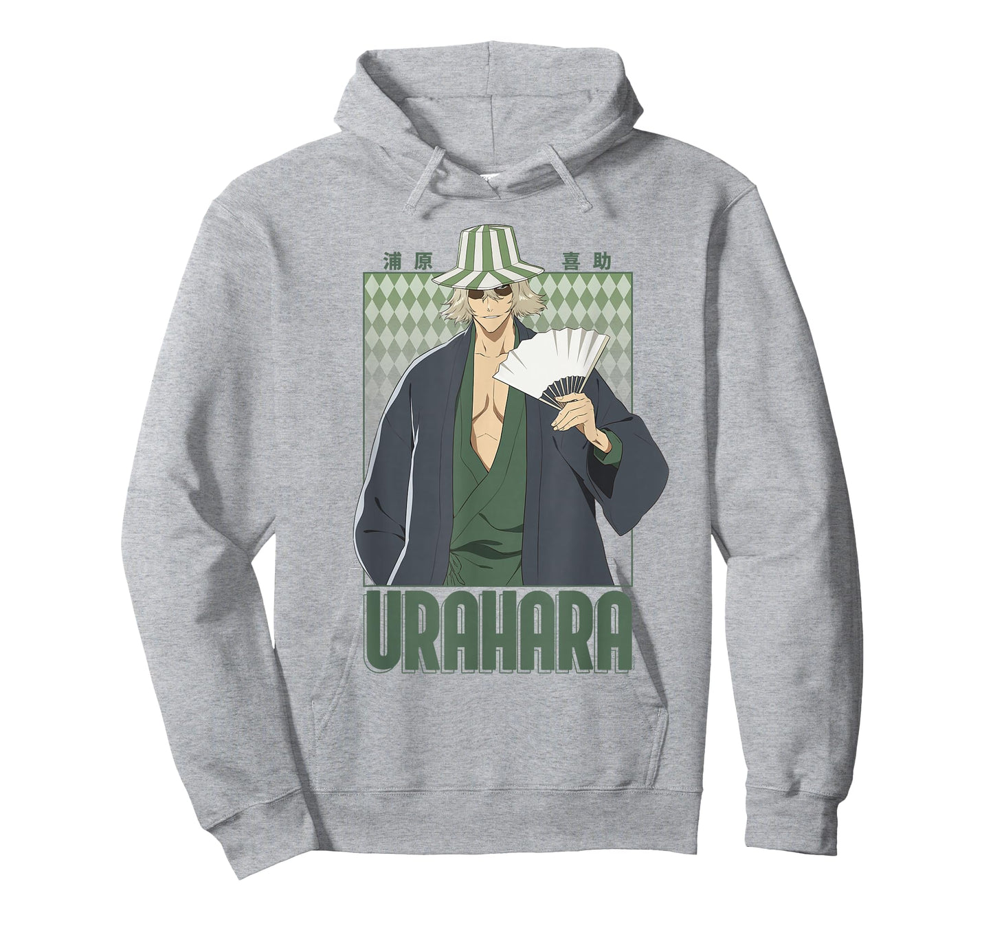 BLEACH Thousand Year Blood War Urahara Diamond Pattern Anime T-Shirt