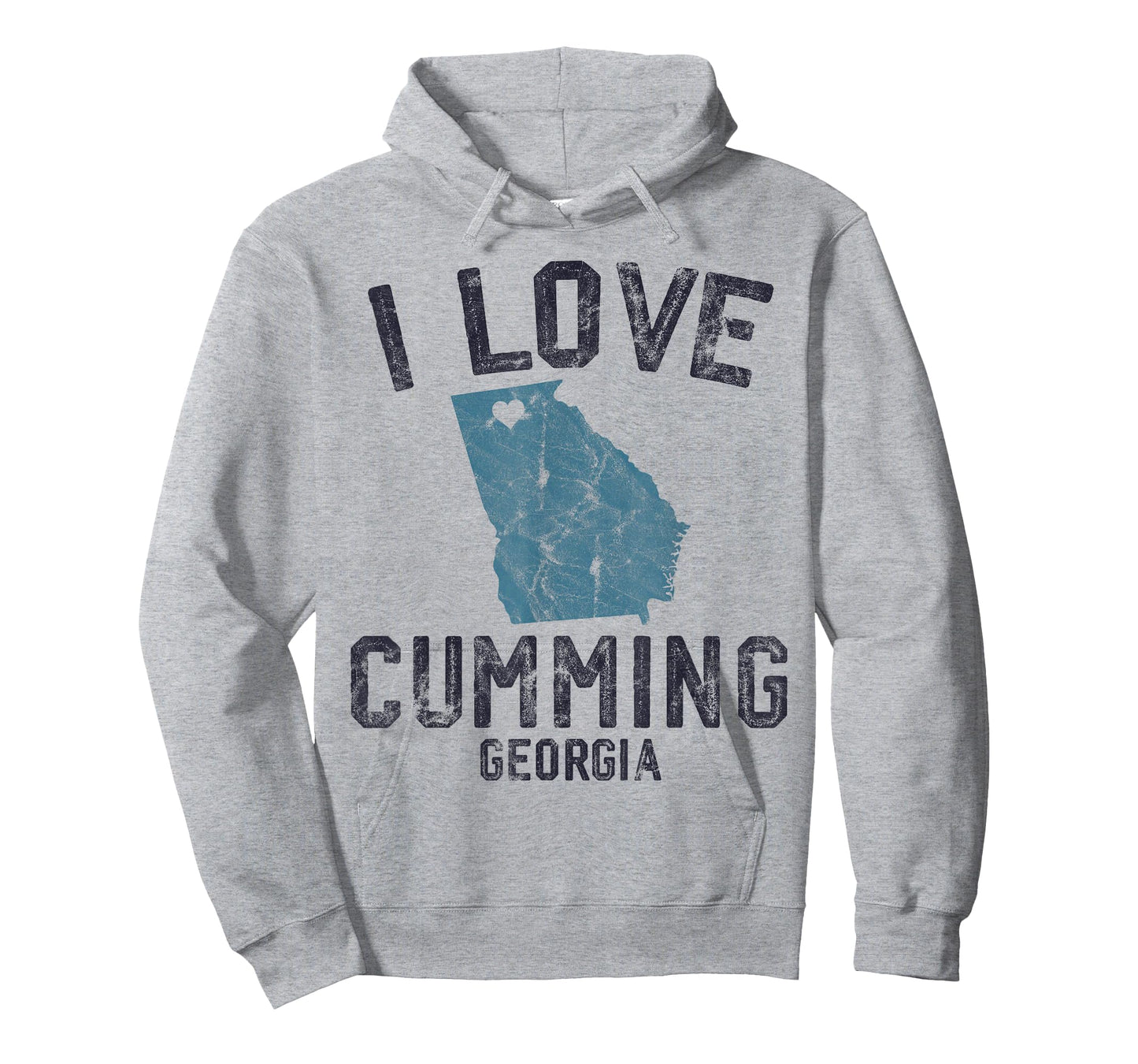 I Love Cumming Georgia Funny United States T-Shirt