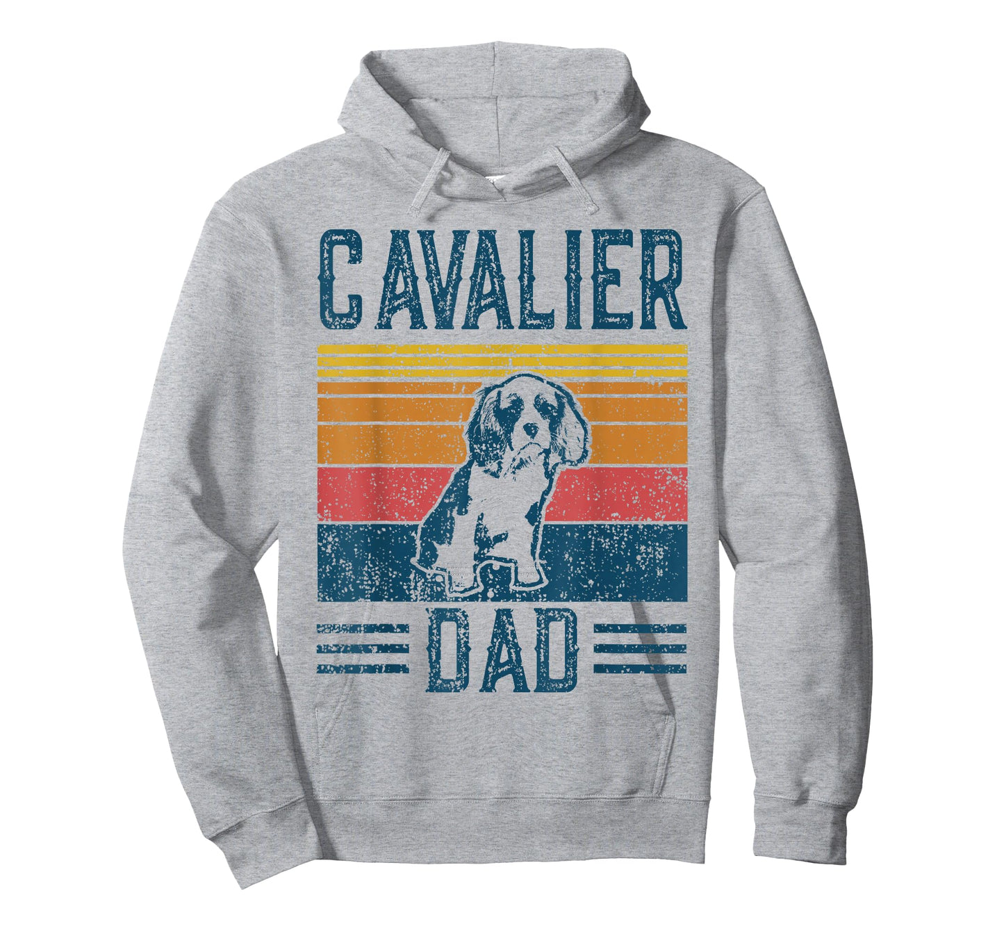 Dog | Cavalier King Charles Spaniel - Vintage Cavalier Dad T-Shirt