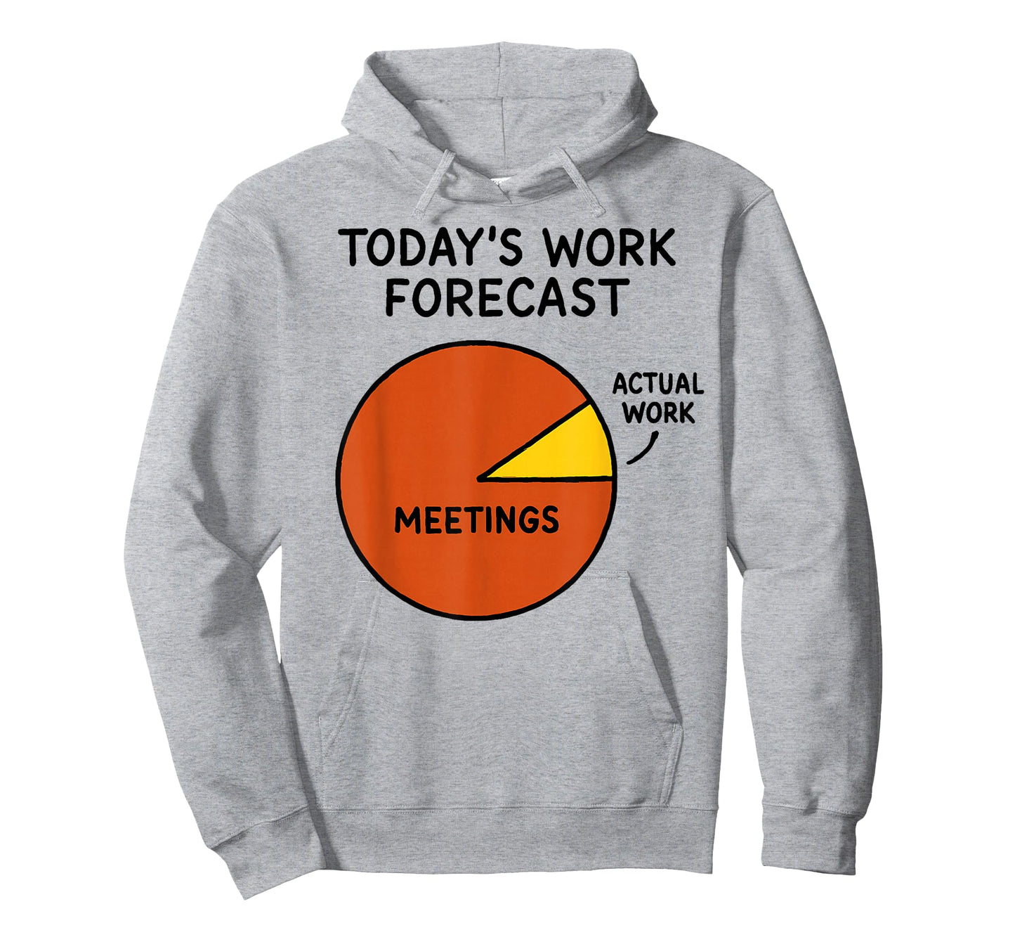 Today's Forecast Funny Work Meetings Office Humor Squad T-Shirt